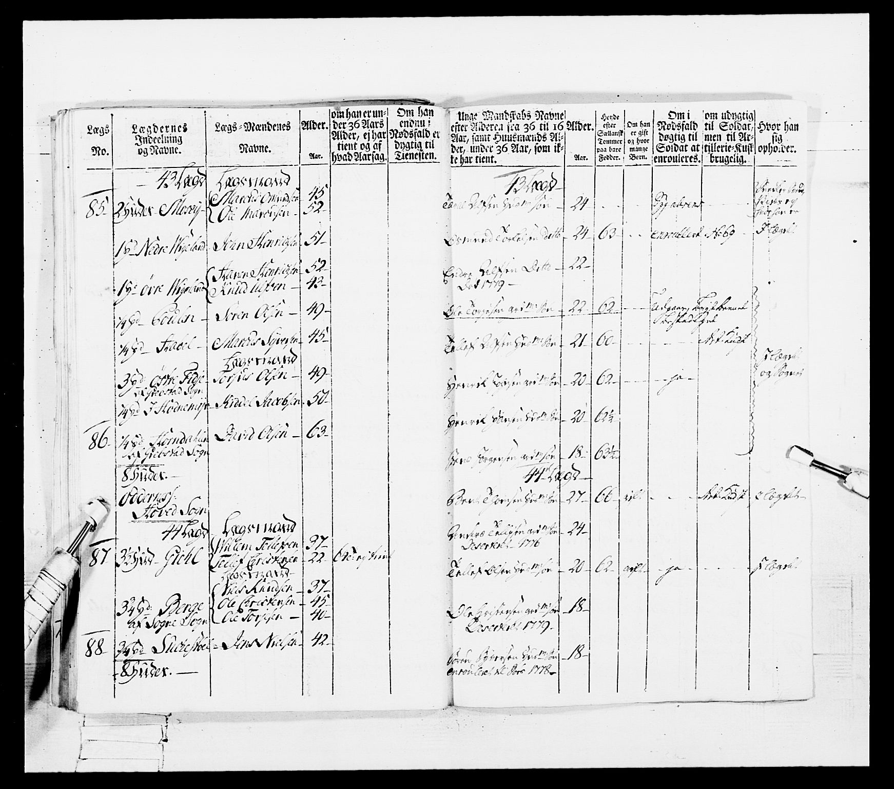 Generalitets- og kommissariatskollegiet, Det kongelige norske kommissariatskollegium, AV/RA-EA-5420/E/Eh/L0102: 1. Vesterlenske nasjonale infanteriregiment, 1778-1780, p. 175