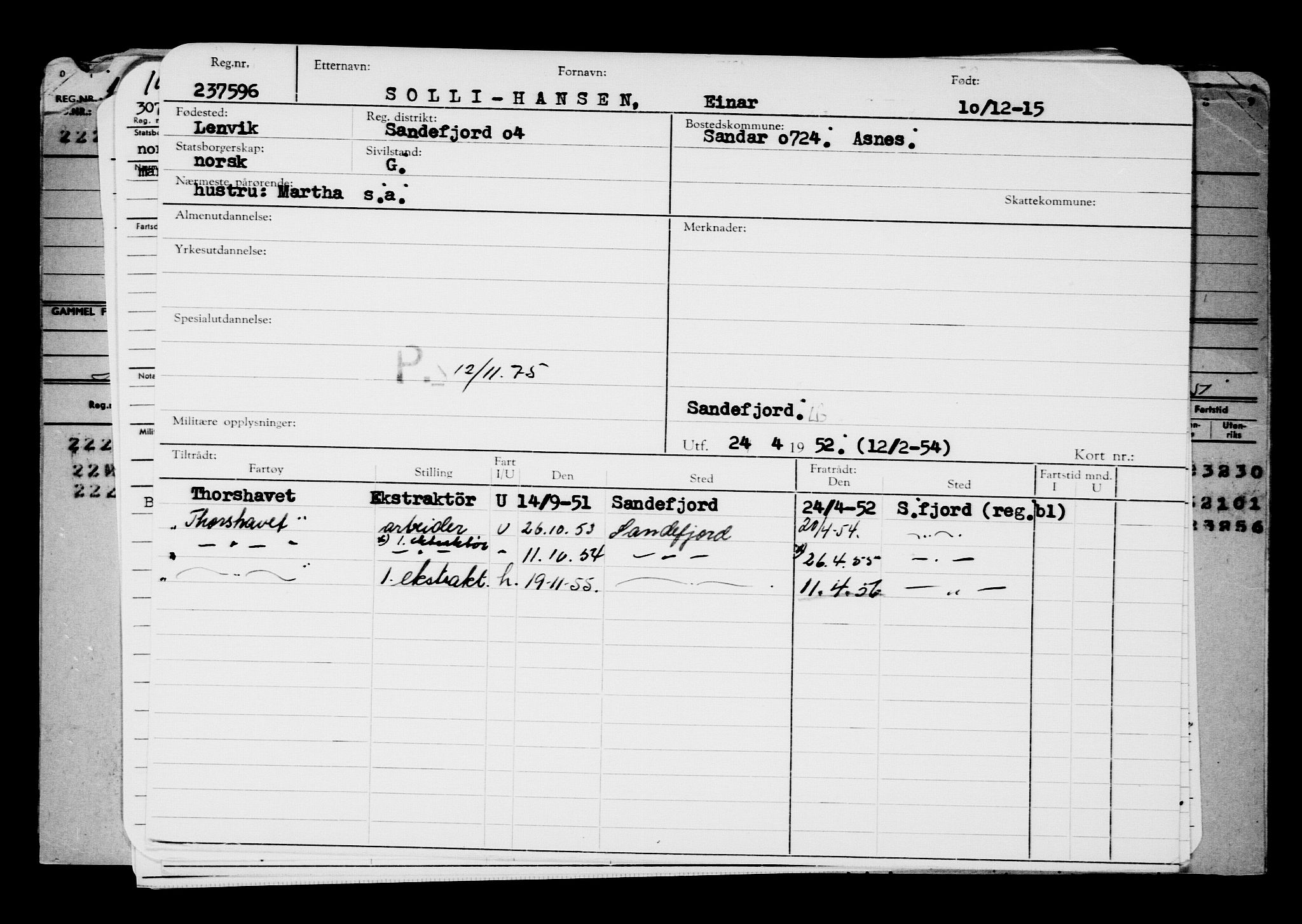 Direktoratet for sjømenn, AV/RA-S-3545/G/Gb/L0135: Hovedkort, 1915-1916, p. 166