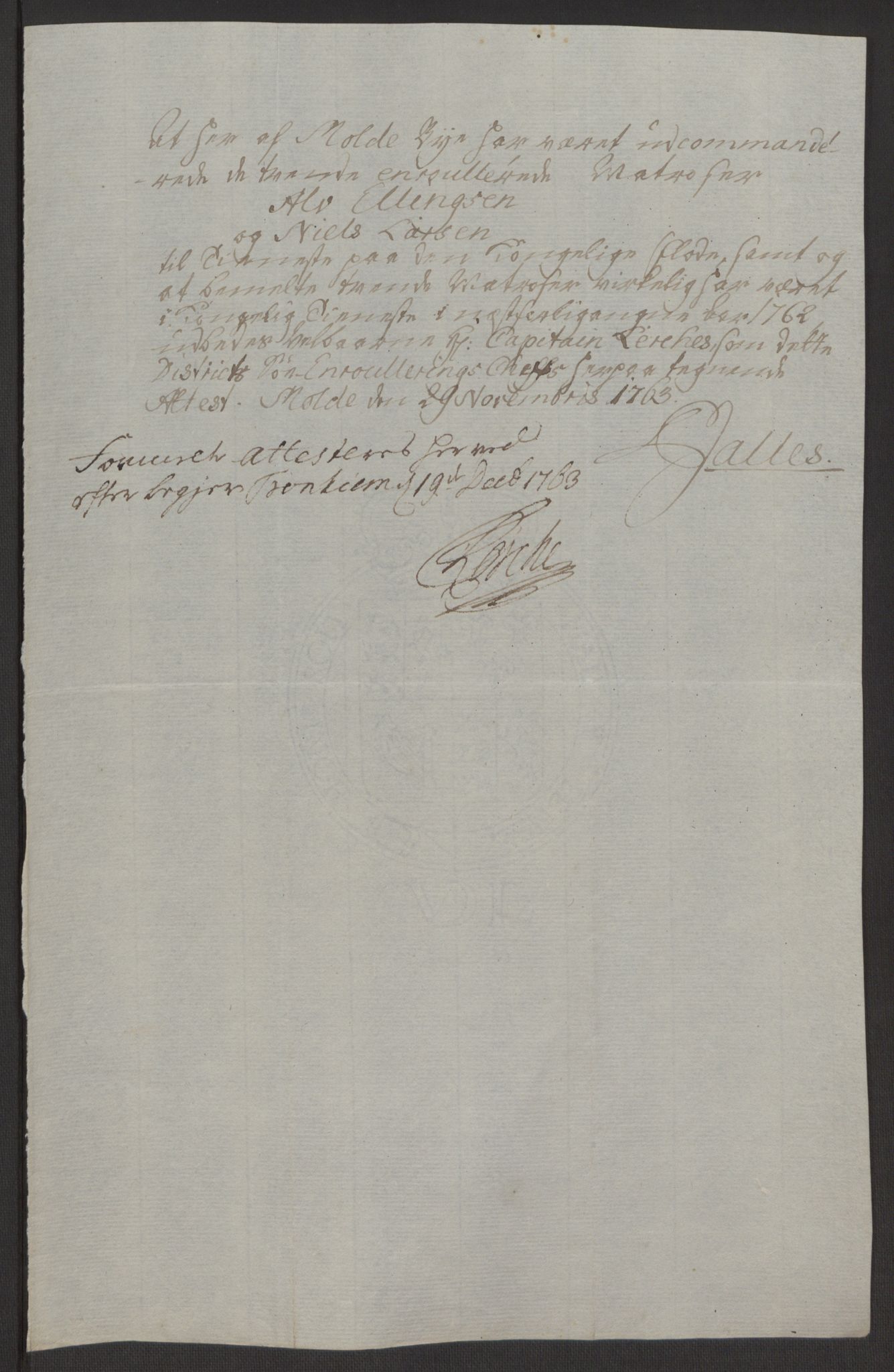 Rentekammeret inntil 1814, Reviderte regnskaper, Byregnskaper, RA/EA-4066/R/Rq/L0487/0004: [Q1] Kontribusjonsregnskap / Ekstraskatt, 1762-1772, p. 60