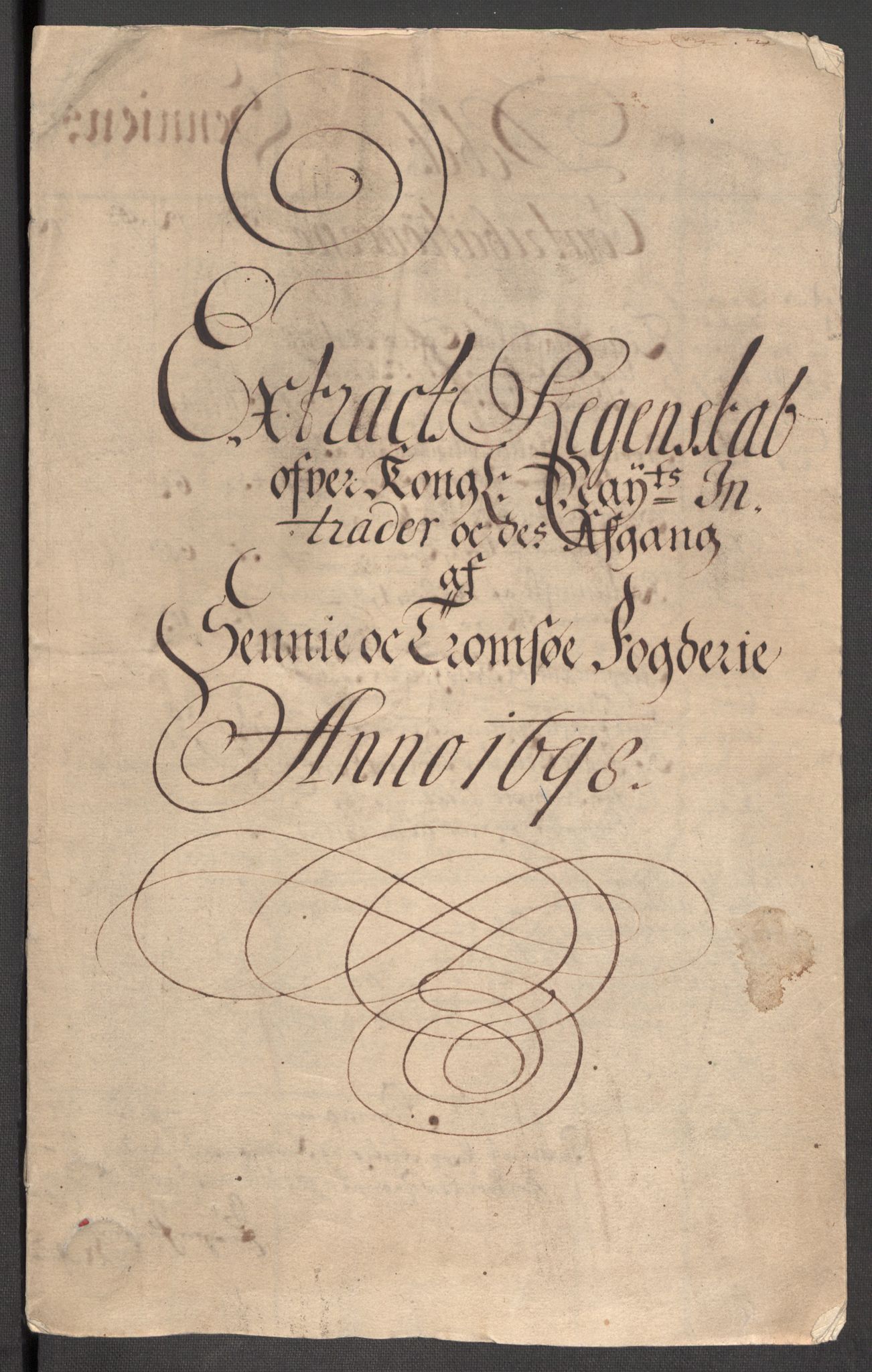 Rentekammeret inntil 1814, Reviderte regnskaper, Fogderegnskap, RA/EA-4092/R68/L4754: Fogderegnskap Senja og Troms, 1697-1699, p. 135