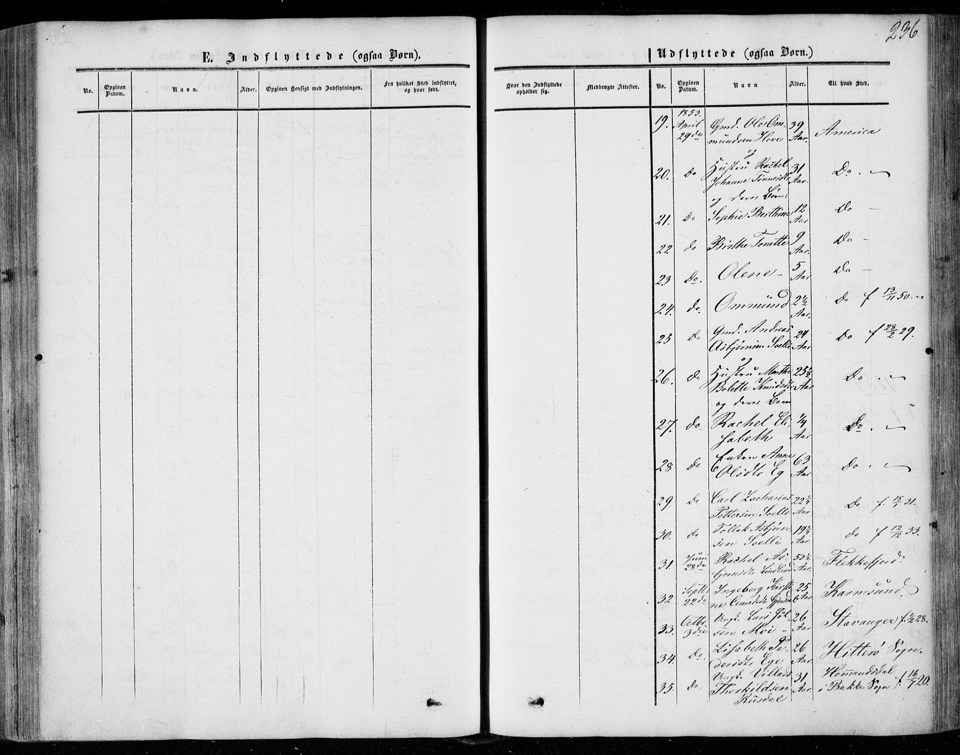 Lund sokneprestkontor, SAST/A-101809/S06/L0009: Parish register (official) no. A 8, 1853-1877, p. 236