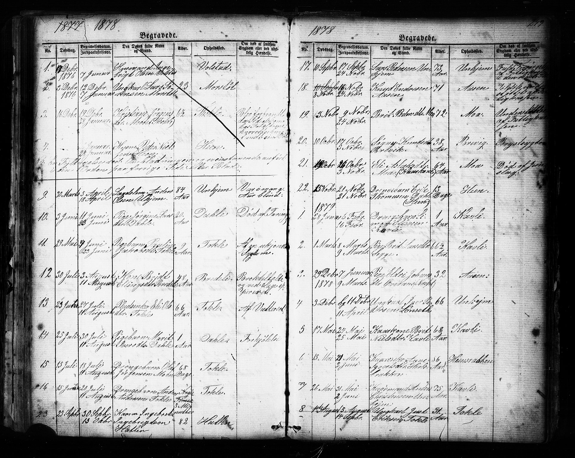 Ministerialprotokoller, klokkerbøker og fødselsregistre - Møre og Romsdal, SAT/A-1454/545/L0588: Parish register (copy) no. 545C02, 1867-1902, p. 249