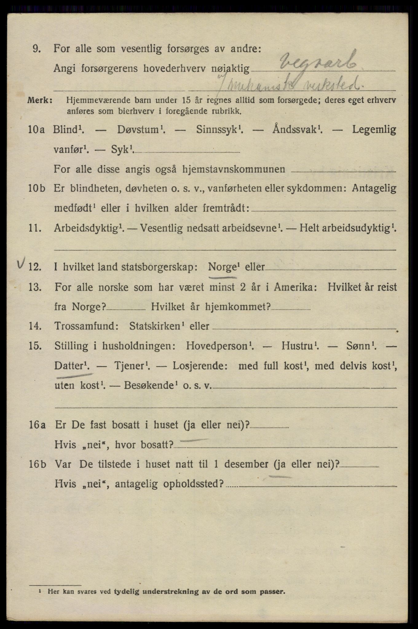 SAO, 1920 census for Kristiania, 1920, p. 136952