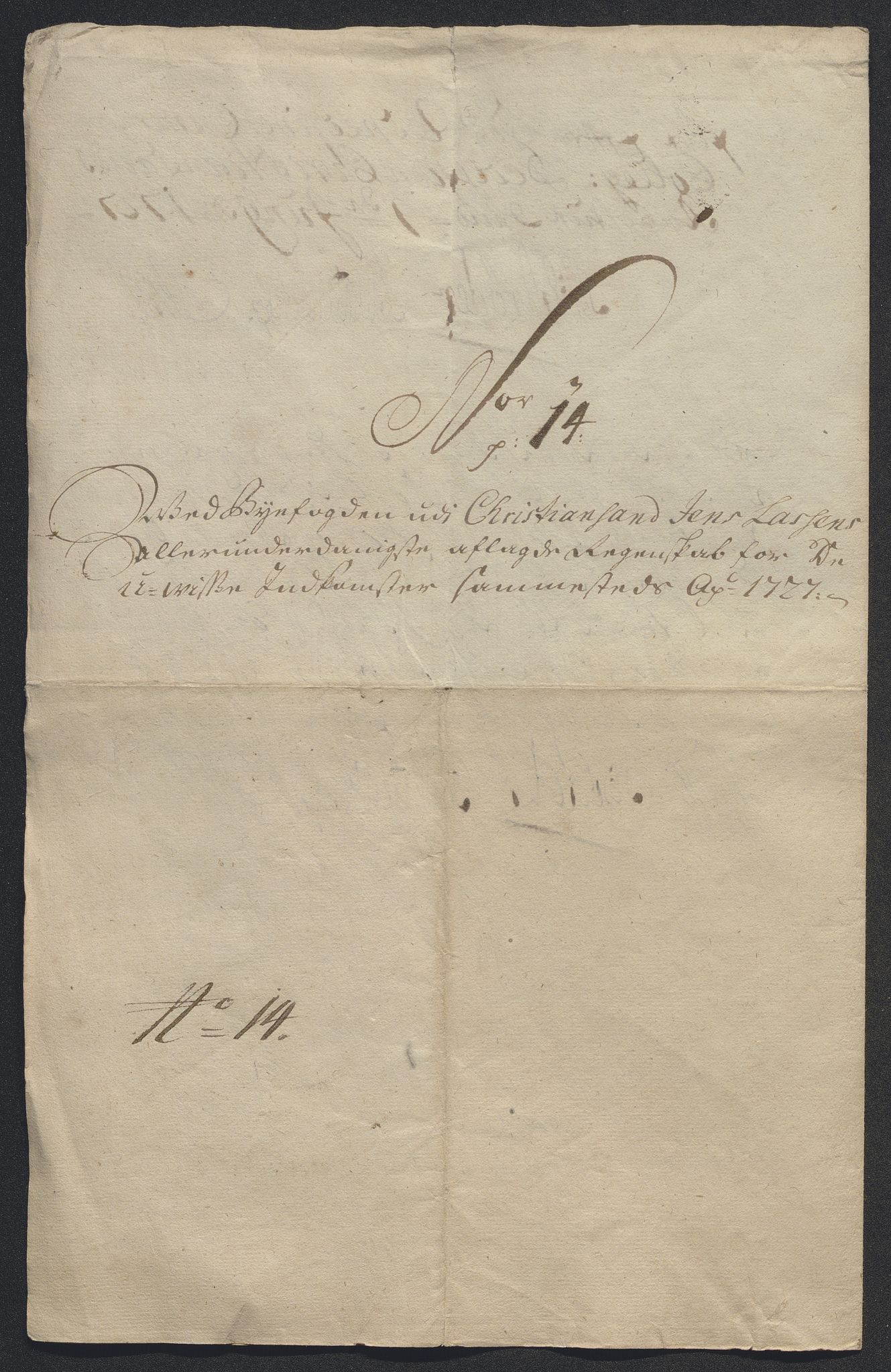 Rentekammeret inntil 1814, Reviderte regnskaper, Byregnskaper, RA/EA-4066/R/Rm/L0286: [M19] Sikt og sakefall, 1719-1727, p. 665