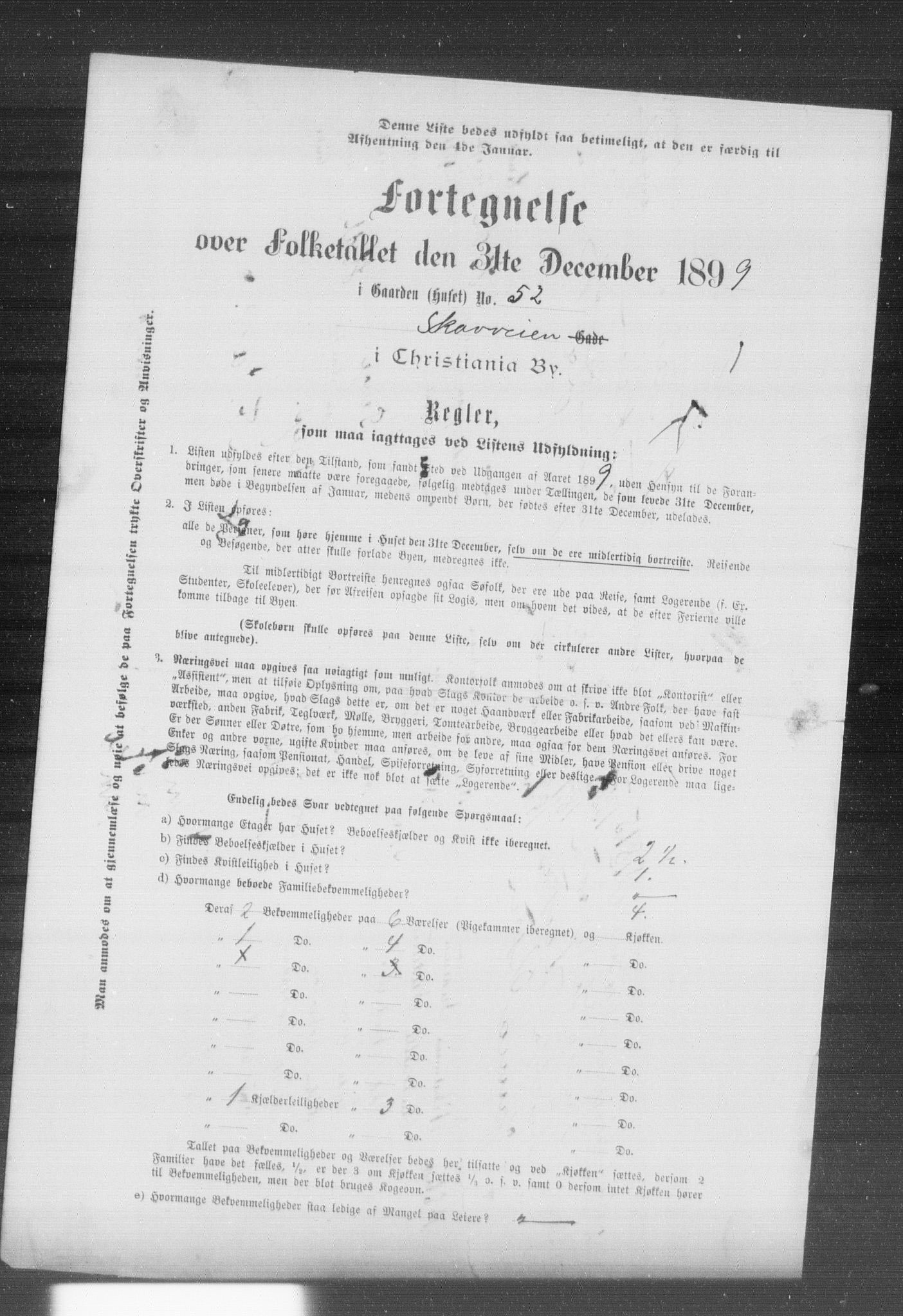 OBA, Municipal Census 1899 for Kristiania, 1899, p. 12566