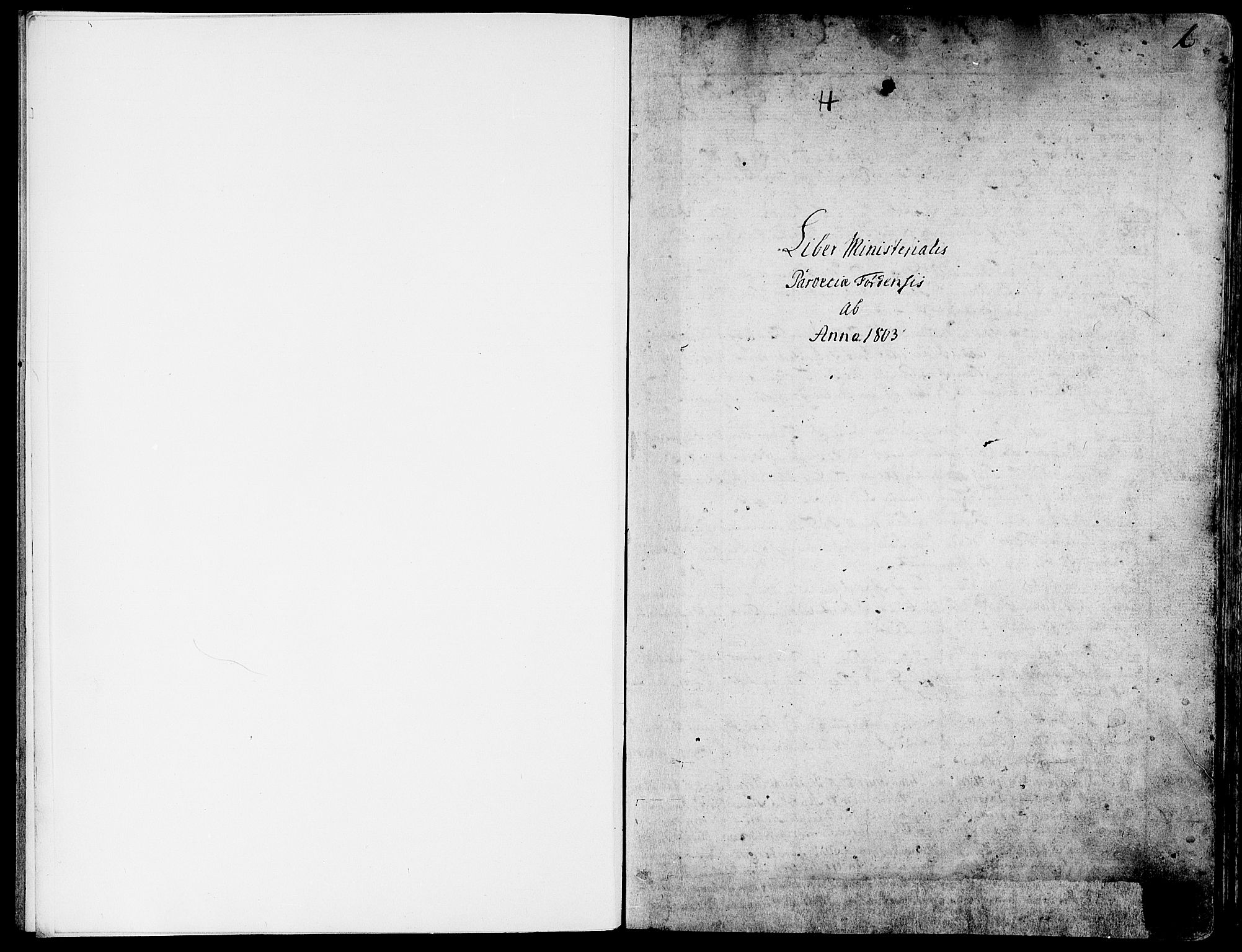 Førde sokneprestembete, SAB/A-79901/H/Haa/Haaa/L0005: Parish register (official) no. A 5, 1803-1821, p. 1