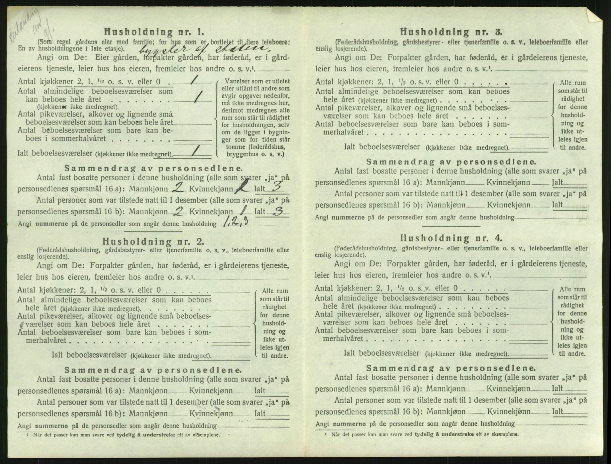 SAH, 1920 census for Engerdal, 1920, p. 474