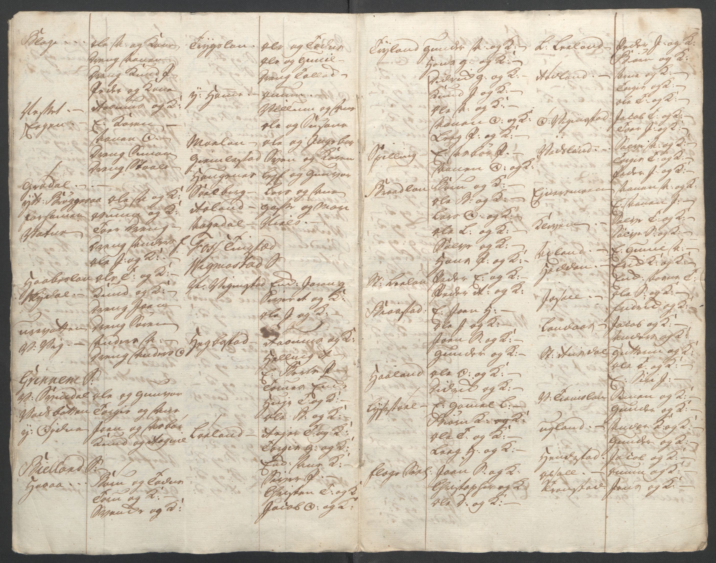 Rentekammeret inntil 1814, Reviderte regnskaper, Fogderegnskap, AV/RA-EA-4092/R45/L2704: Ekstraskatten Lista og Mandal, 1762-1768, p. 314