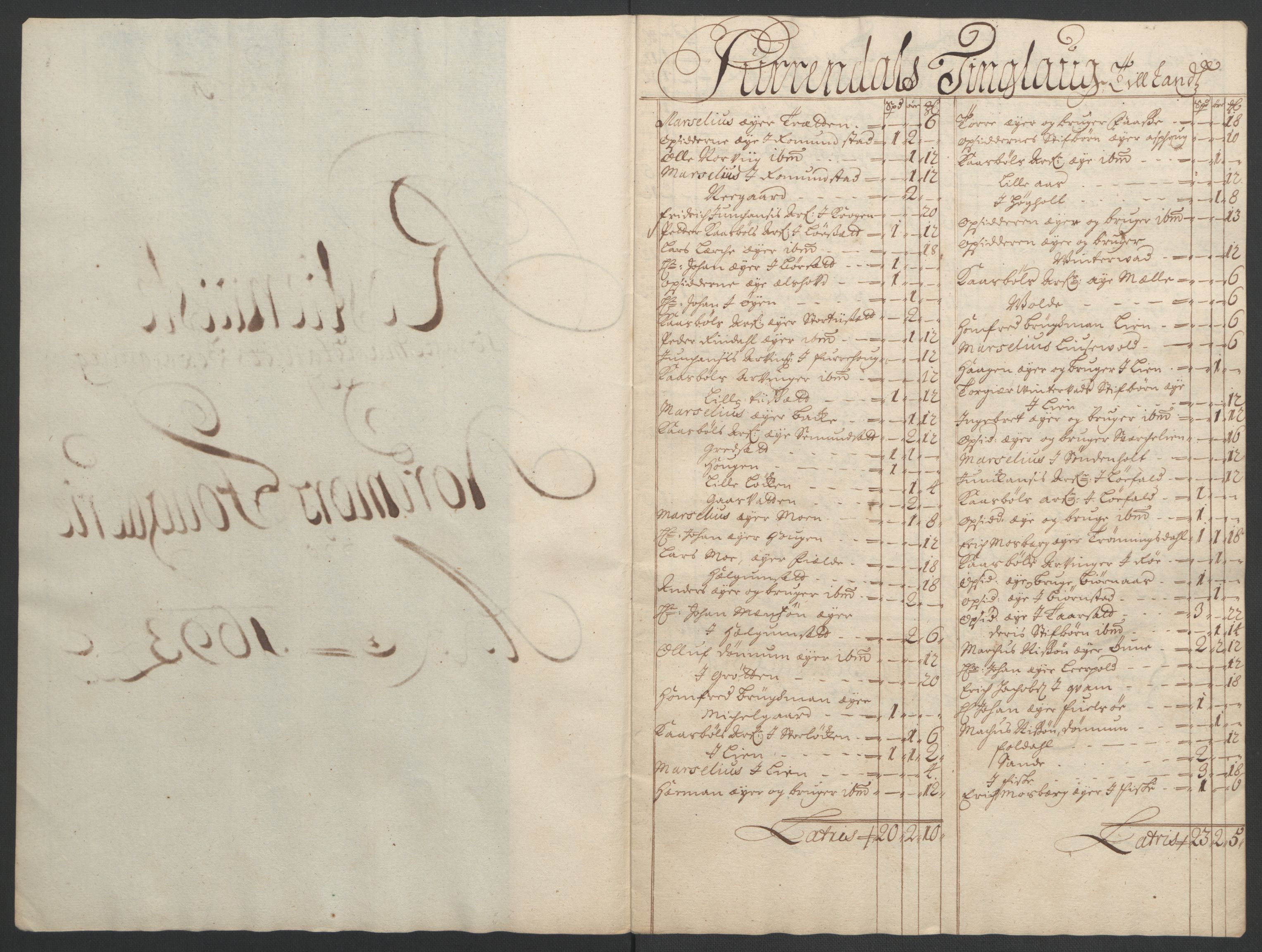 Rentekammeret inntil 1814, Reviderte regnskaper, Fogderegnskap, RA/EA-4092/R56/L3735: Fogderegnskap Nordmøre, 1692-1693, p. 354