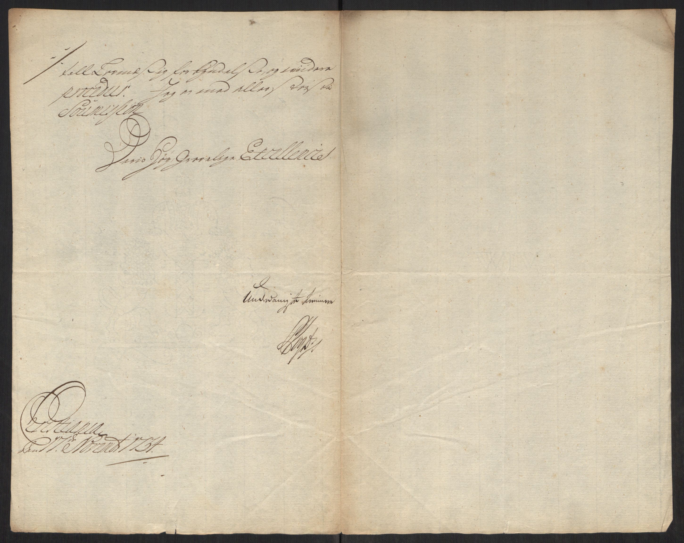 Stattholderembetet 1572-1771, AV/RA-EA-2870/Ef/L0107: Brev fra embetsmenn og andre, 1733-1734, p. 408