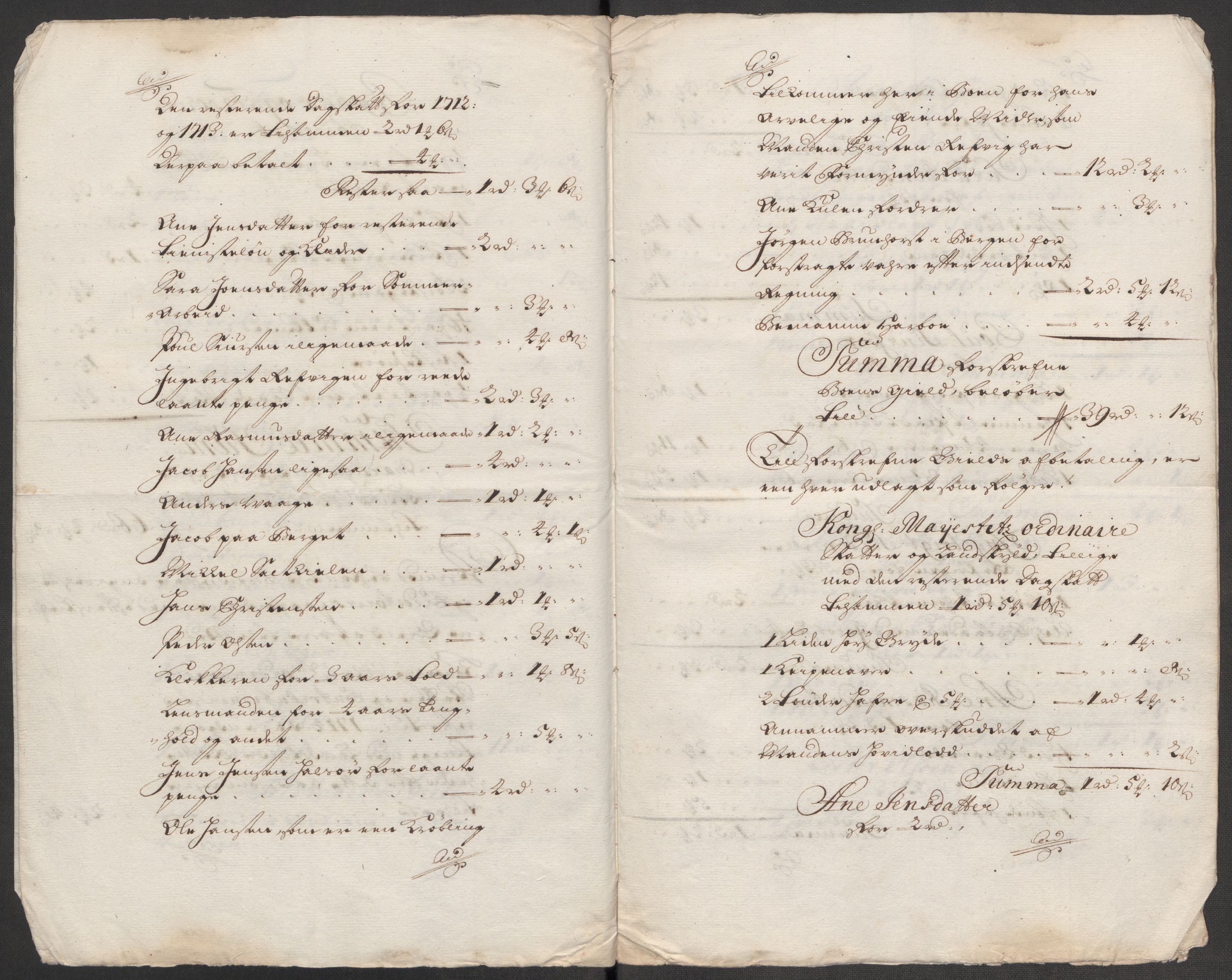 Rentekammeret inntil 1814, Reviderte regnskaper, Fogderegnskap, RA/EA-4092/R53/L3439: Fogderegnskap Sunn- og Nordfjord, 1715, p. 402