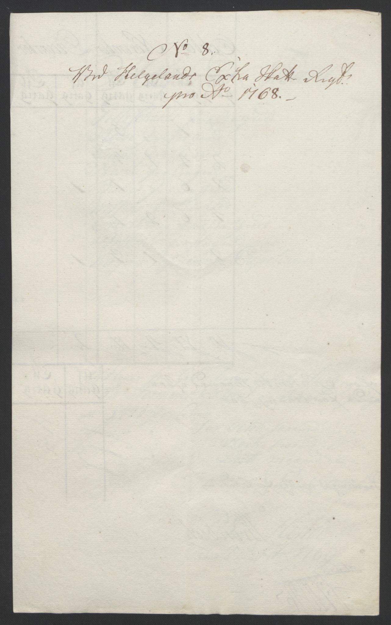 Rentekammeret inntil 1814, Reviderte regnskaper, Fogderegnskap, AV/RA-EA-4092/R65/L4573: Ekstraskatten Helgeland, 1762-1772, p. 200