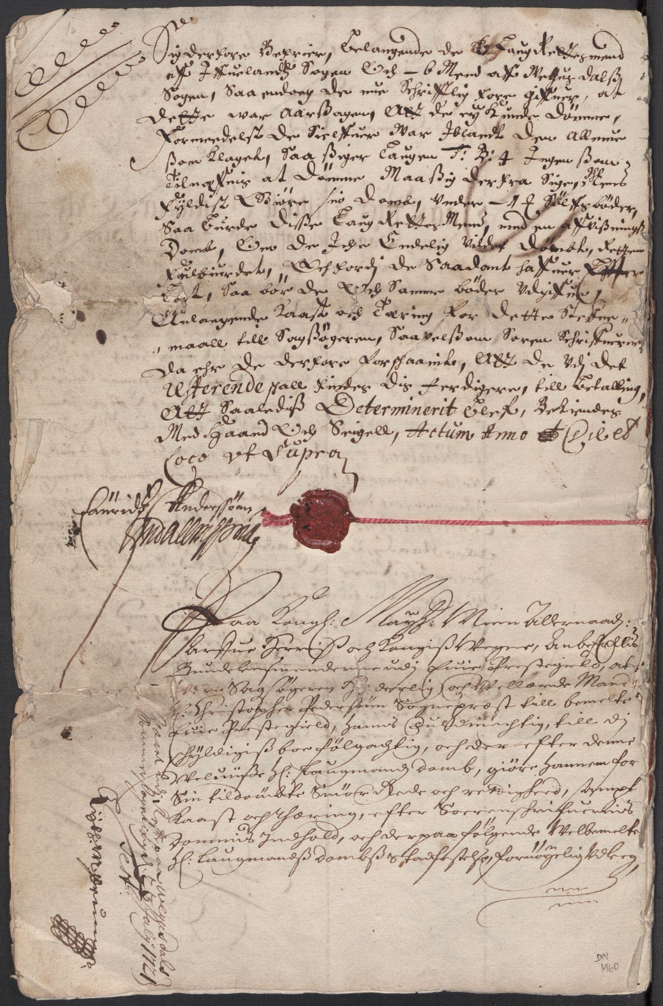 Riksarkivets diplomsamling, AV/RA-EA-5965/F15/L0031: Prestearkiv - Aust-Agder, Vest-Agder og Rogaland, 1575-1768, p. 54