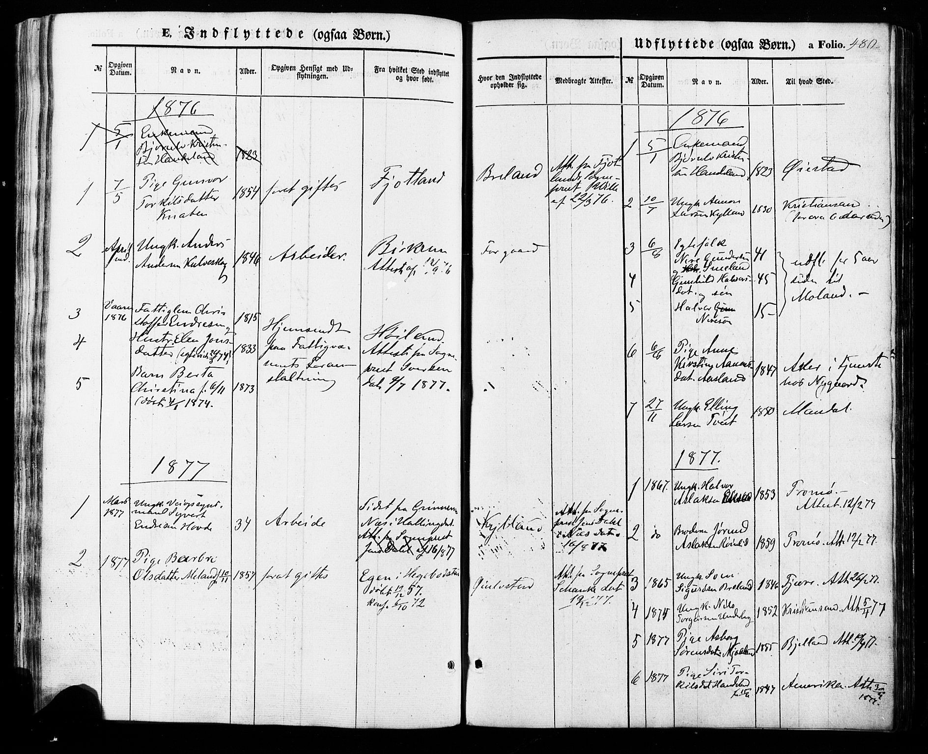Åseral sokneprestkontor, SAK/1111-0051/F/Fa/L0002: Parish register (official) no. A 2, 1854-1884, p. 480
