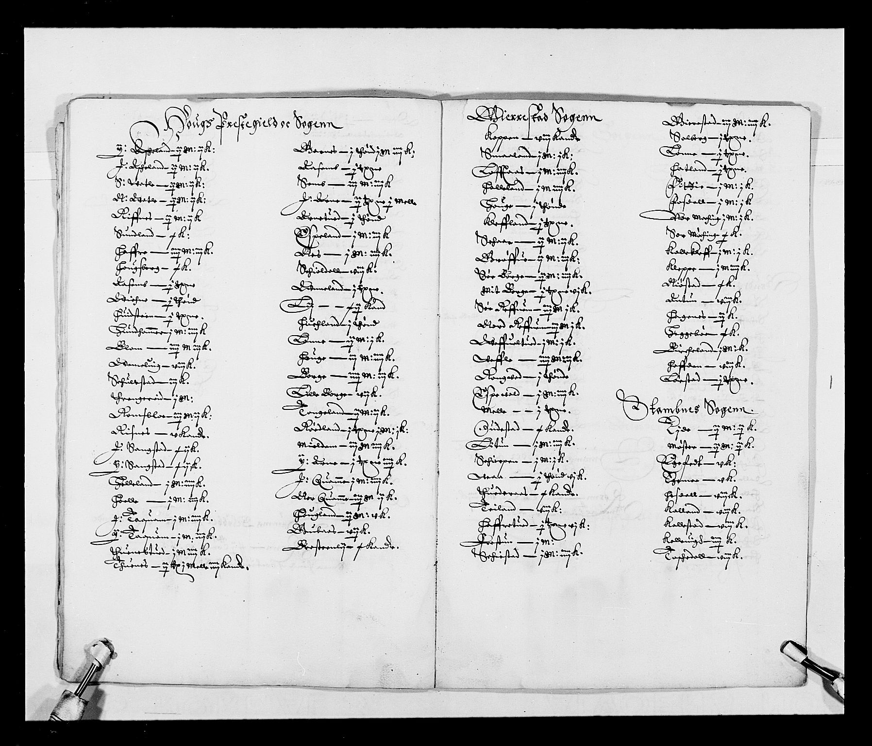 Stattholderembetet 1572-1771, AV/RA-EA-2870/Ek/L0026/0002: Jordebøker 1633-1658: / Tiendelister fra Bergenhus len, 1642-1647, p. 18