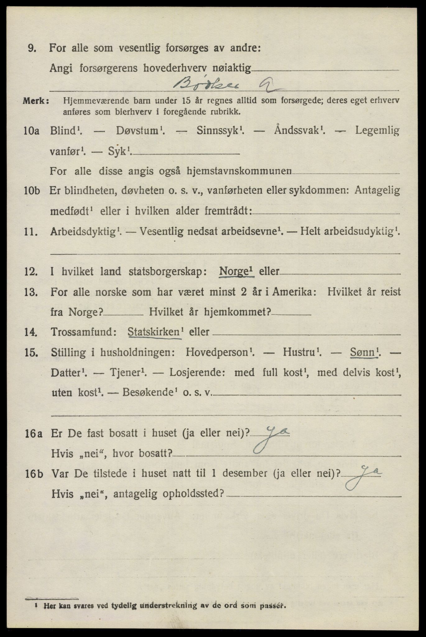 SAO, 1920 census for Nesodden, 1920, p. 4516