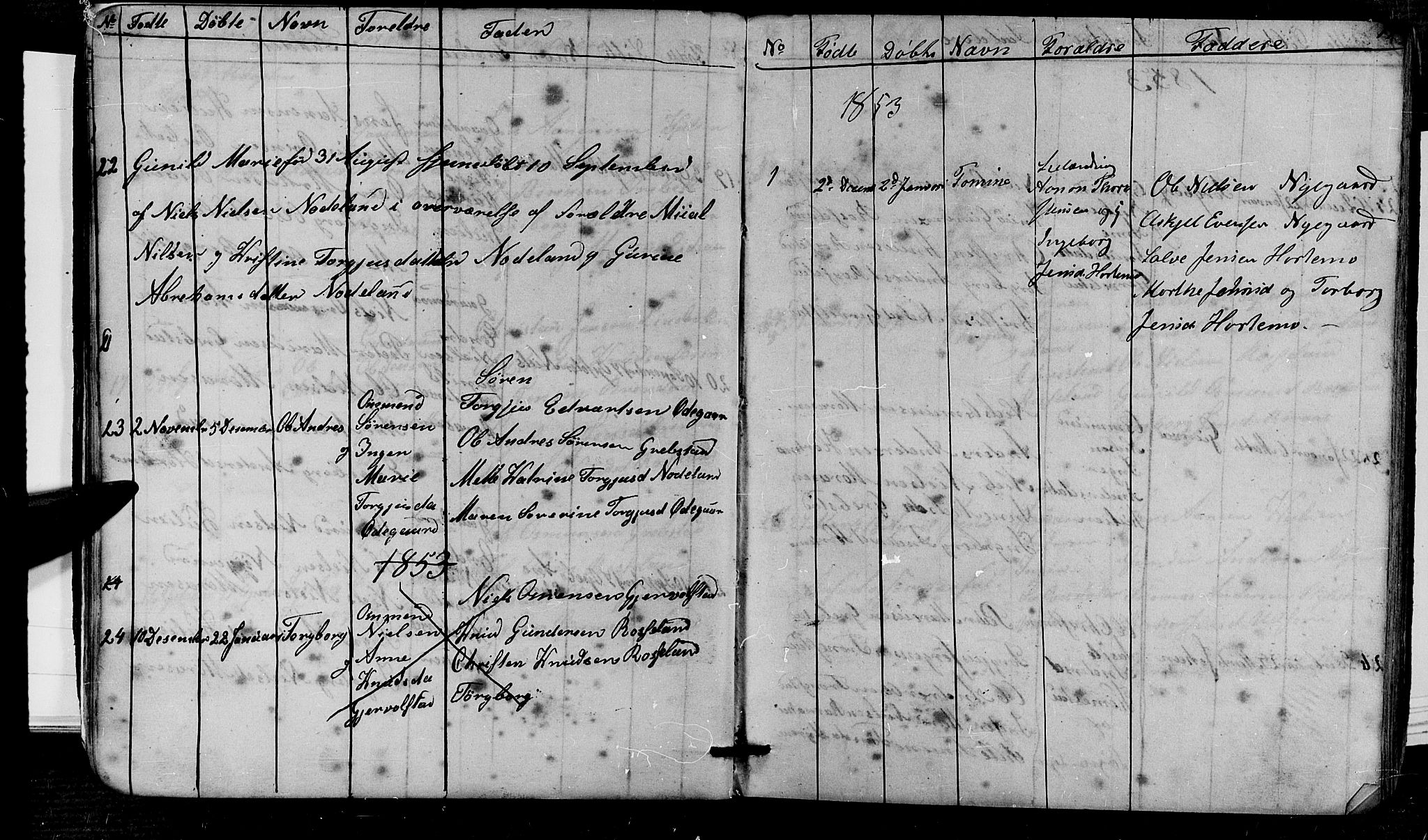 Søgne sokneprestkontor, AV/SAK-1111-0037/F/Fb/Fba/L0002: Parish register (copy) no. B 2, 1848-1873, p. 17