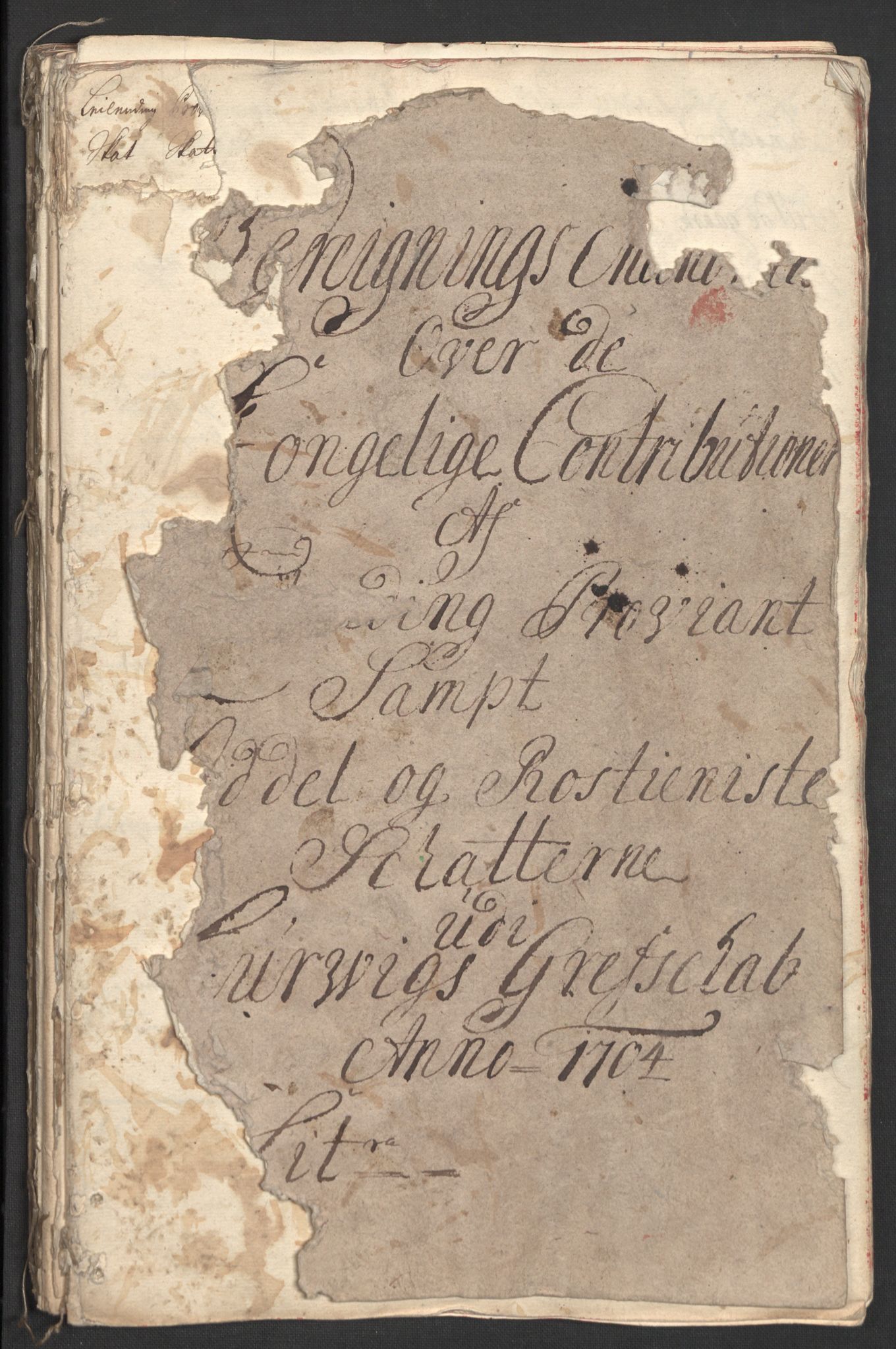 Rentekammeret inntil 1814, Reviderte regnskaper, Fogderegnskap, RA/EA-4092/R33/L1978: Fogderegnskap Larvik grevskap, 1704-1705, p. 12