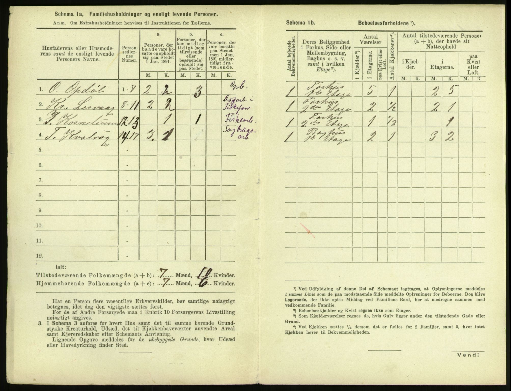 RA, 1891 census for 1503 Kristiansund, 1891, p. 1253