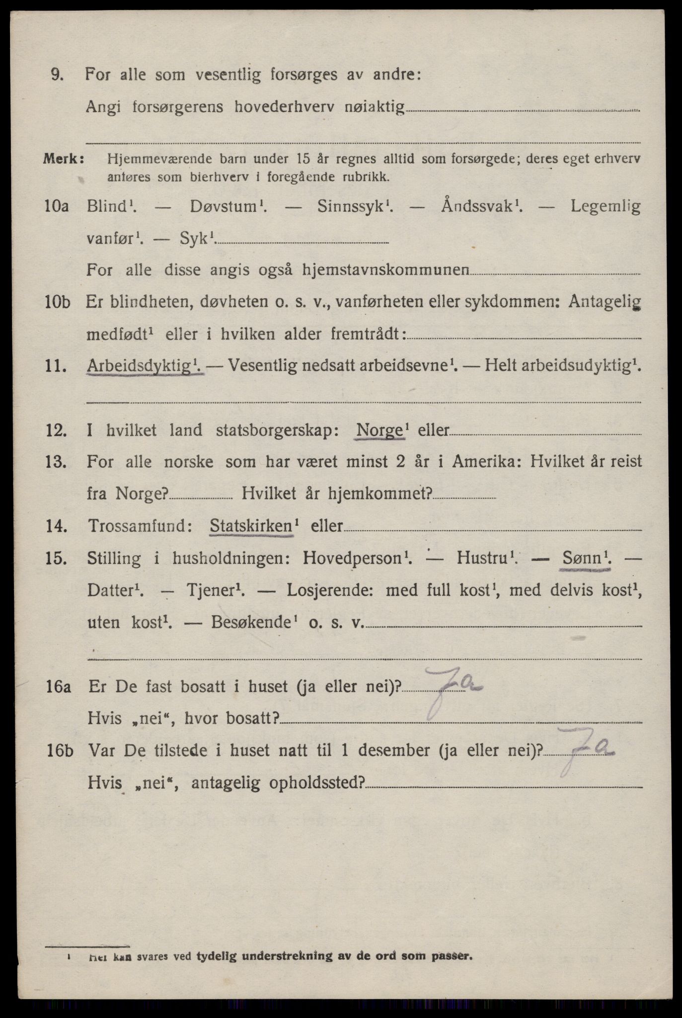 SAST, 1920 census for Hjelmeland, 1920, p. 4126