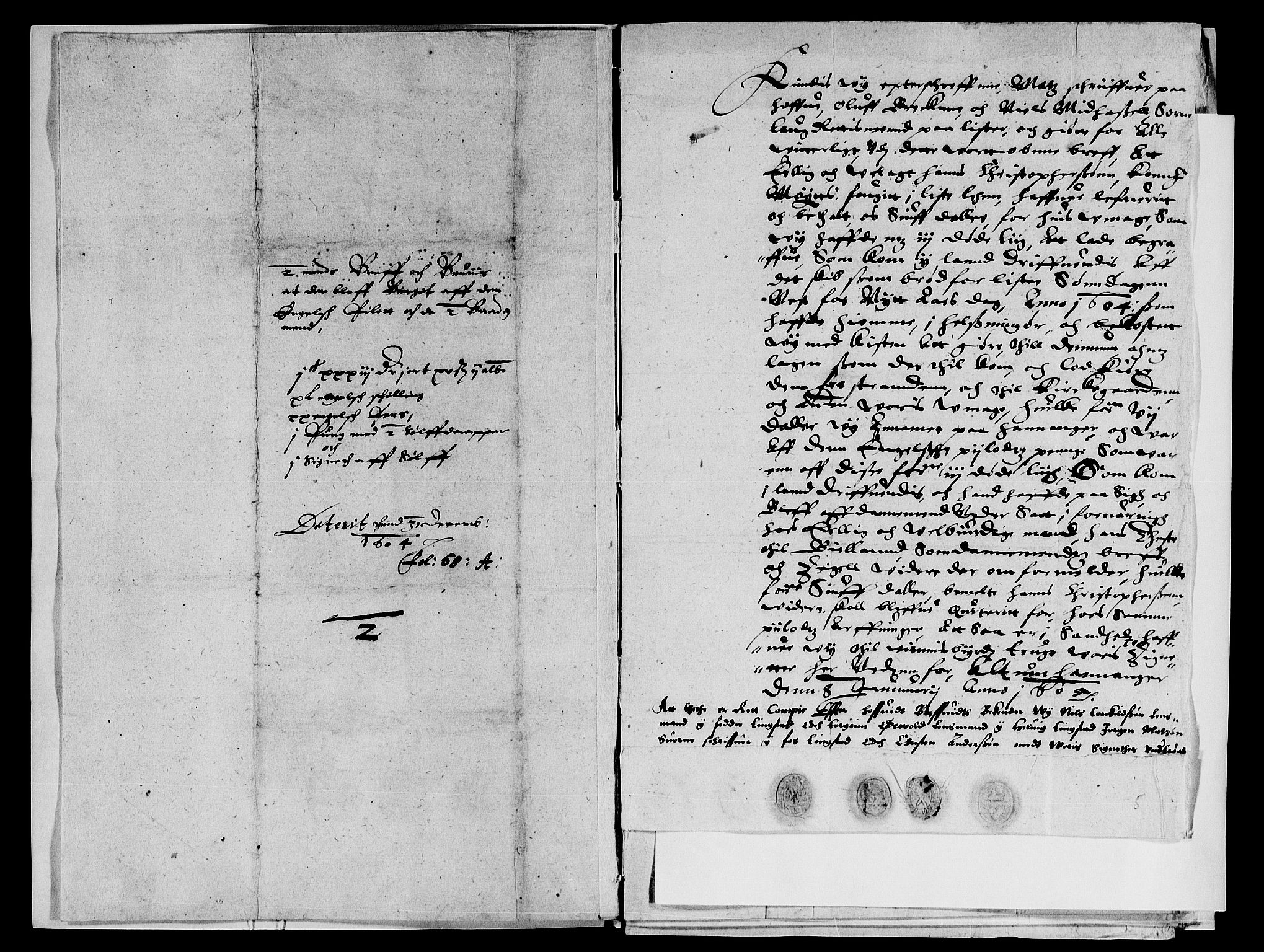 Rentekammeret inntil 1814, Reviderte regnskaper, Lensregnskaper, RA/EA-5023/R/Rb/Rbr/L0002: Lista len, 1606-1611