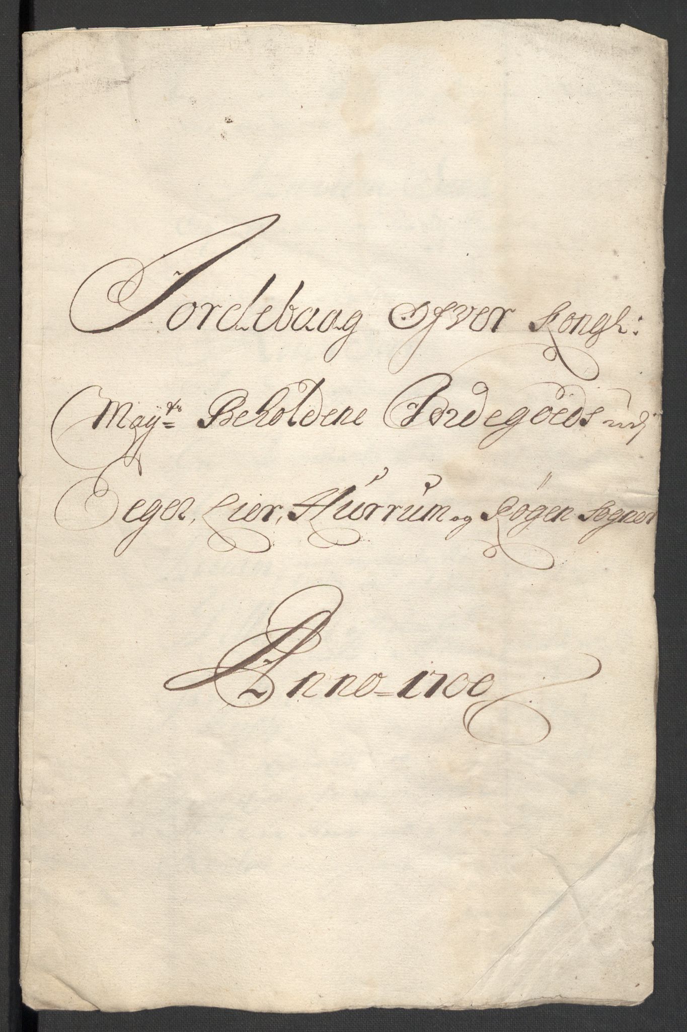 Rentekammeret inntil 1814, Reviderte regnskaper, Fogderegnskap, RA/EA-4092/R30/L1697: Fogderegnskap Hurum, Røyken, Eiker og Lier, 1700-1701, p. 39