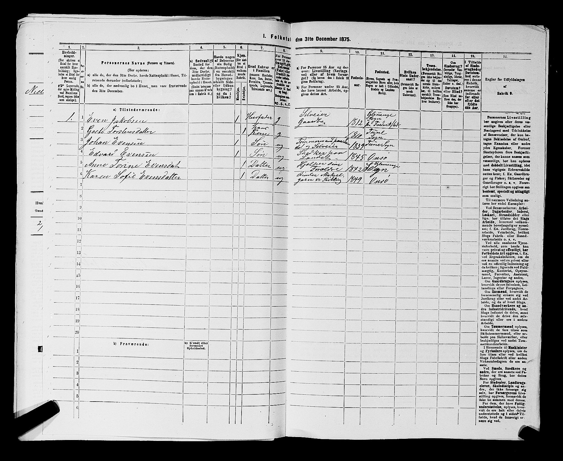 RA, 1875 census for 0134P Onsøy, 1875, p. 433