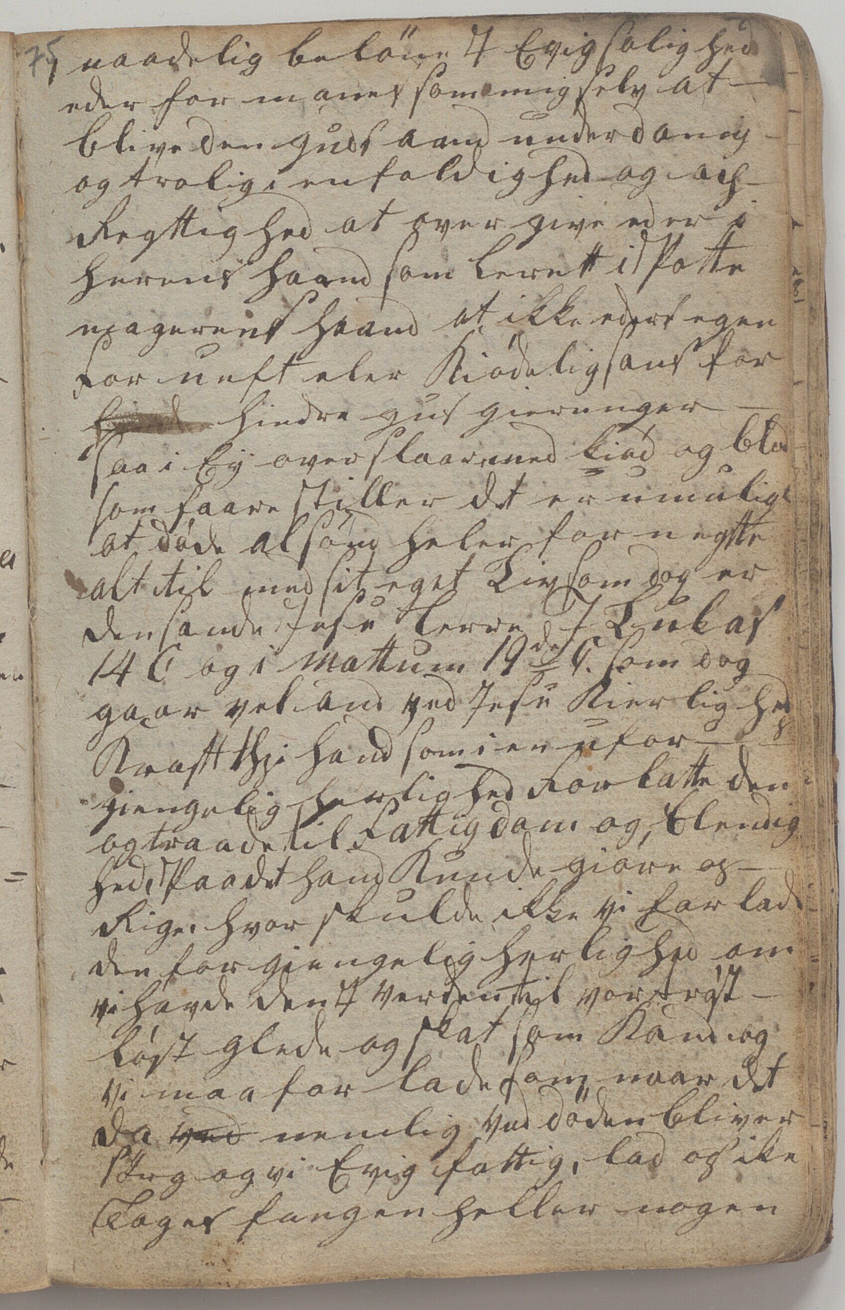 Heggtveitsamlingen, TMF/A-1007/H/L0045/0005: Brev, kopibøker, biografiske opptegnelser etc. / "Bøasæter", 1800-1820, p. 75