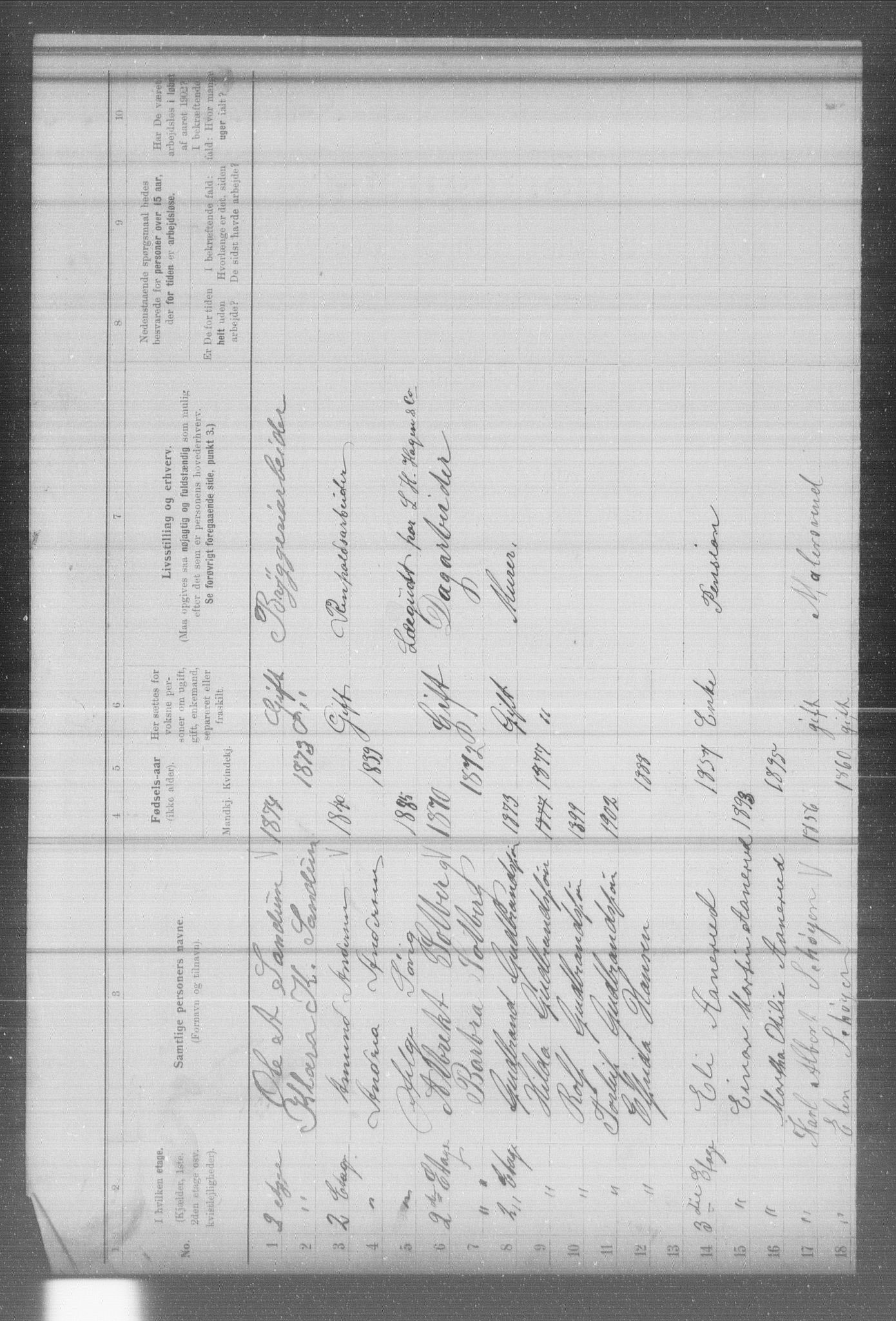 OBA, Municipal Census 1902 for Kristiania, 1902, p. 8640