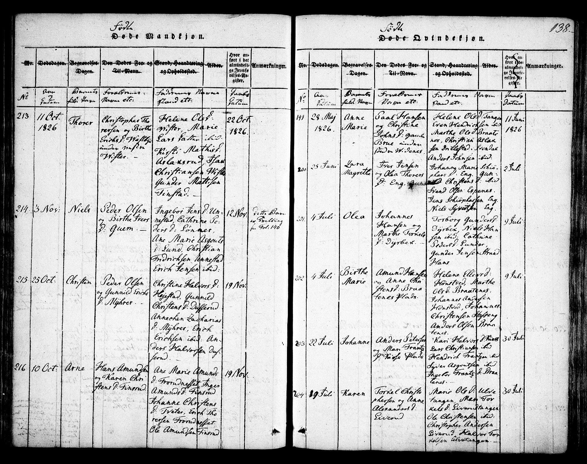Skiptvet prestekontor Kirkebøker, AV/SAO-A-20009/F/Fa/L0005: Parish register (official) no. 5, 1814-1838, p. 138