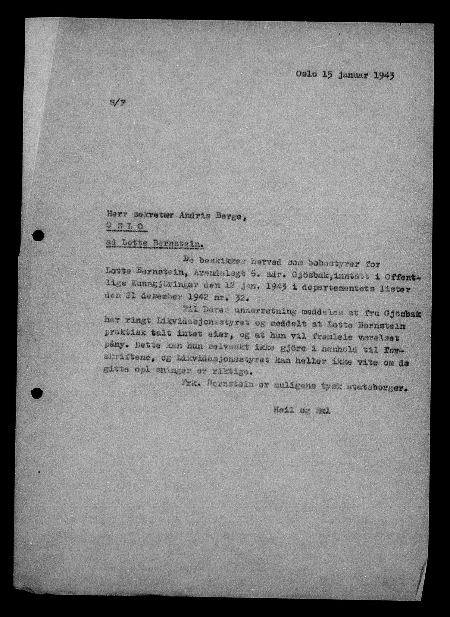 Justisdepartementet, Tilbakeføringskontoret for inndratte formuer, AV/RA-S-1564/H/Hc/Hcc/L0922: --, 1945-1947, p. 576