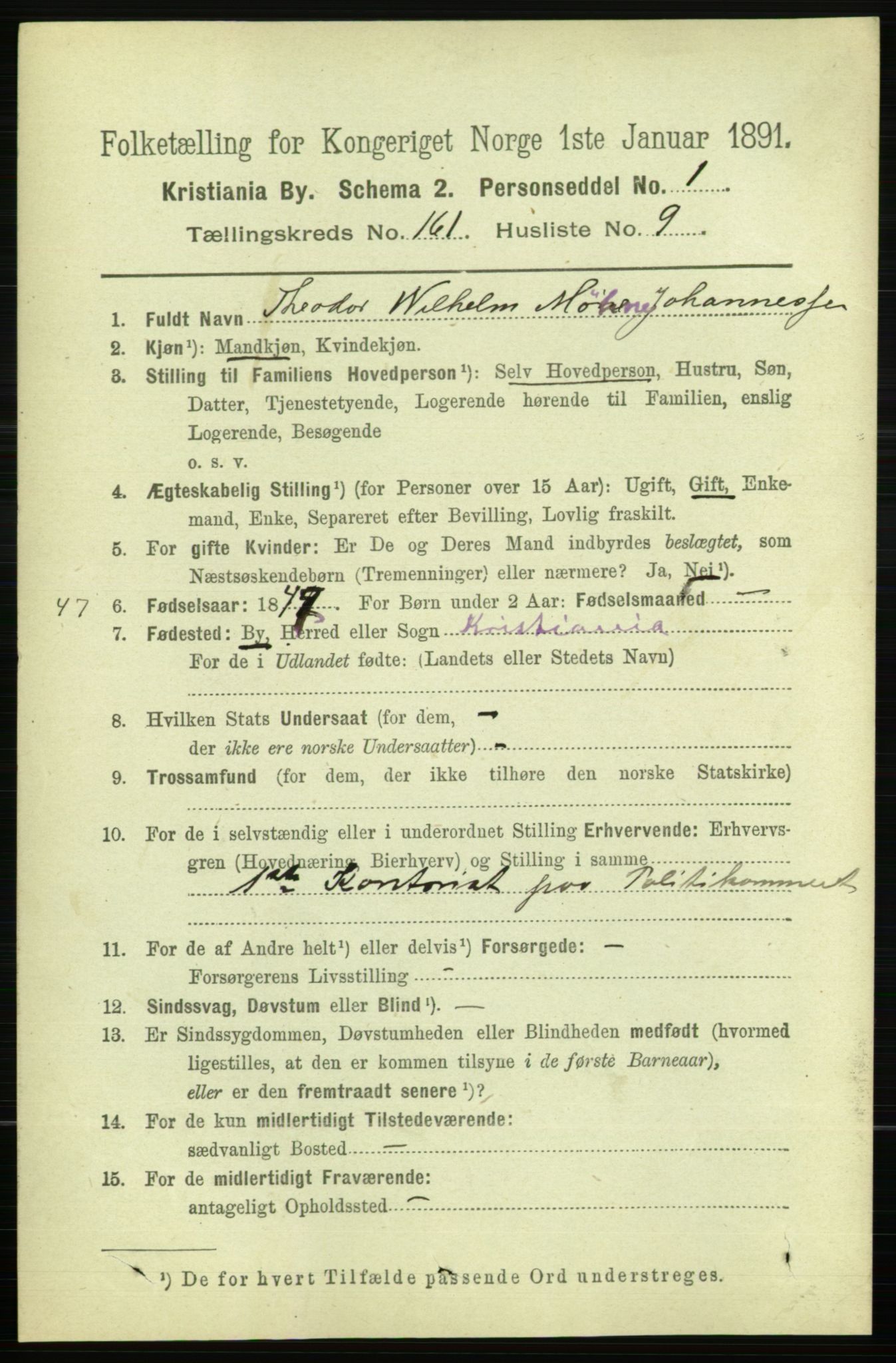 RA, 1891 census for 0301 Kristiania, 1891, p. 91771