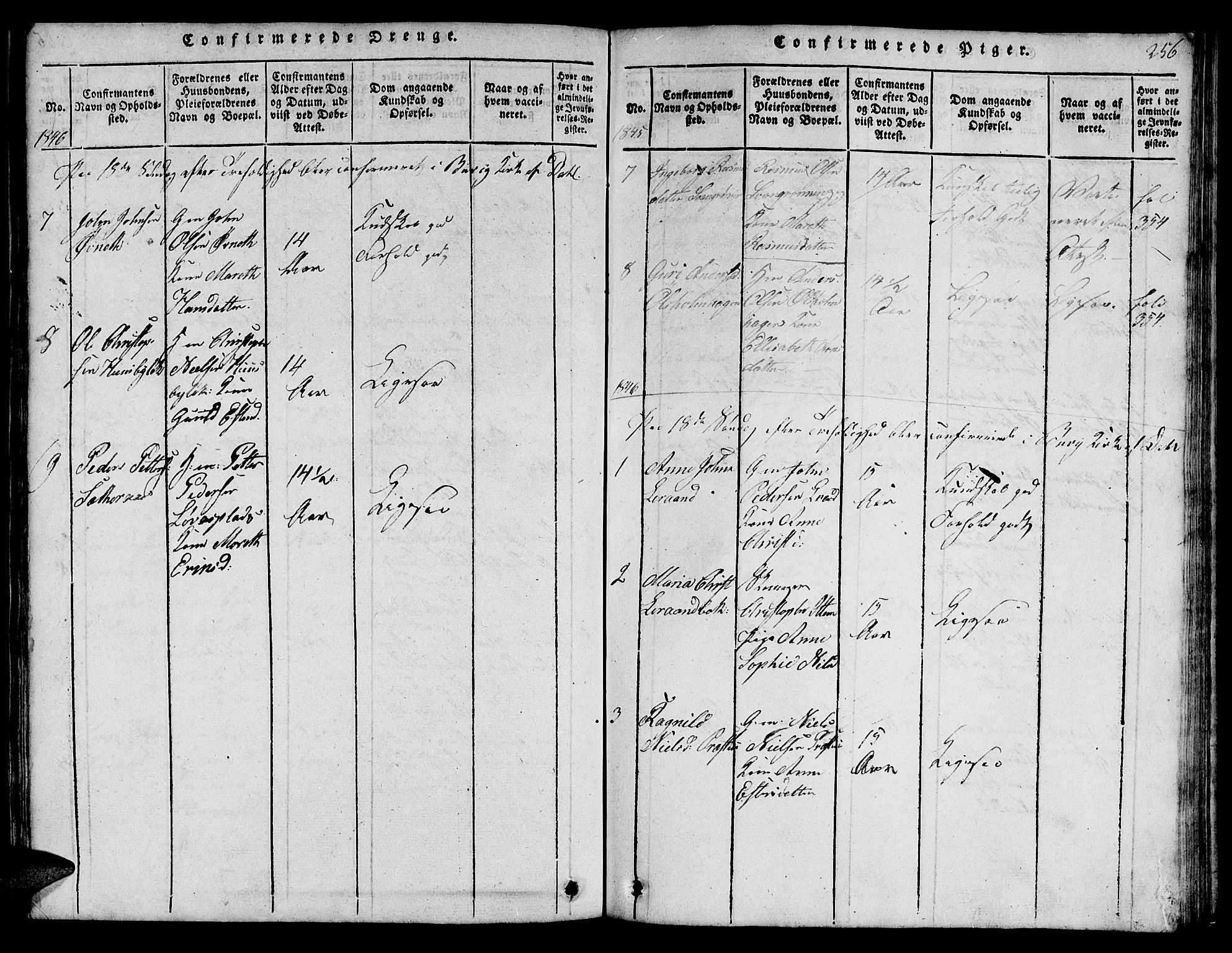 Ministerialprotokoller, klokkerbøker og fødselsregistre - Sør-Trøndelag, SAT/A-1456/666/L0788: Parish register (copy) no. 666C01, 1816-1847, p. 256