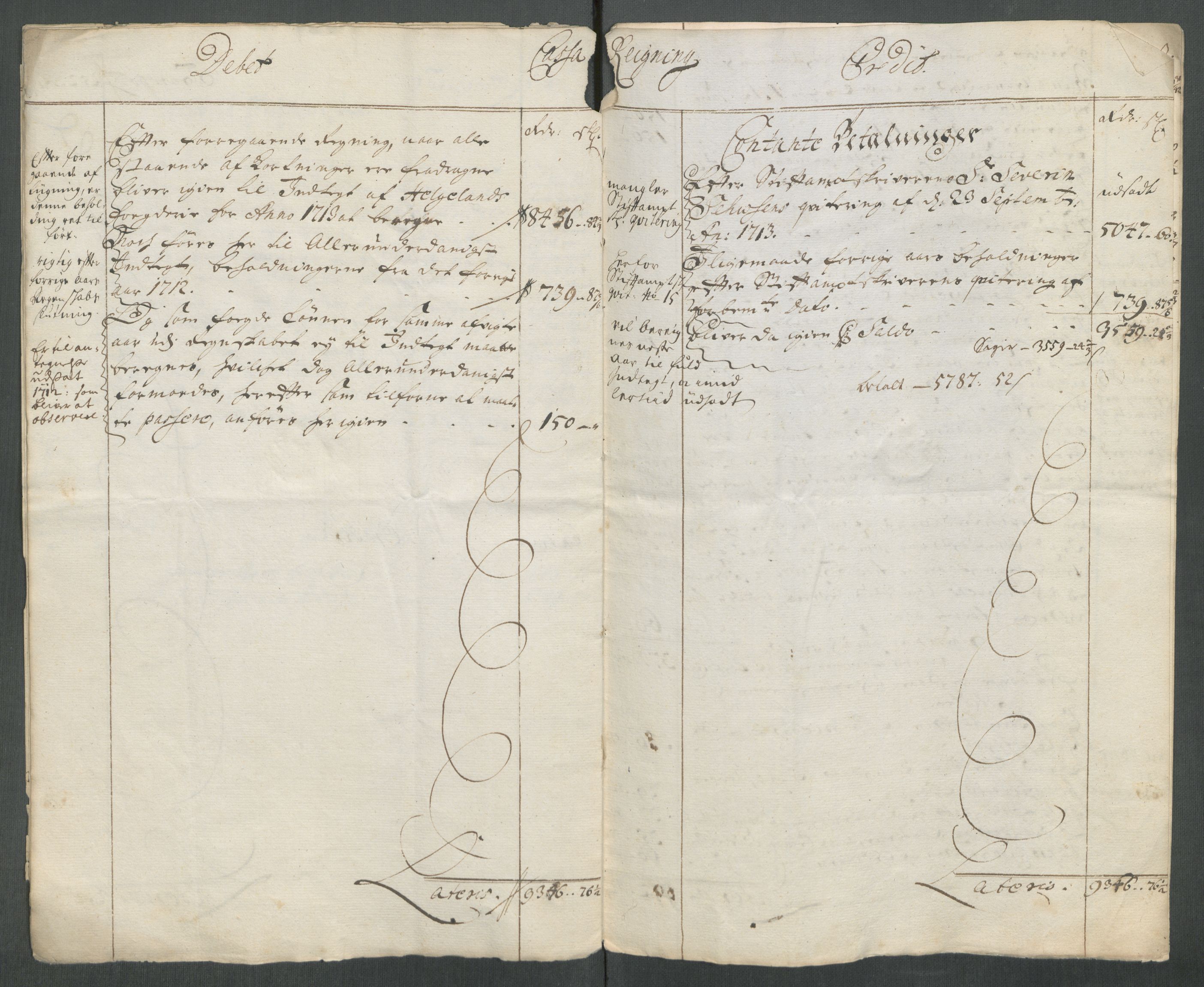 Rentekammeret inntil 1814, Reviderte regnskaper, Fogderegnskap, AV/RA-EA-4092/R65/L4512: Fogderegnskap Helgeland, 1712-1713, p. 297