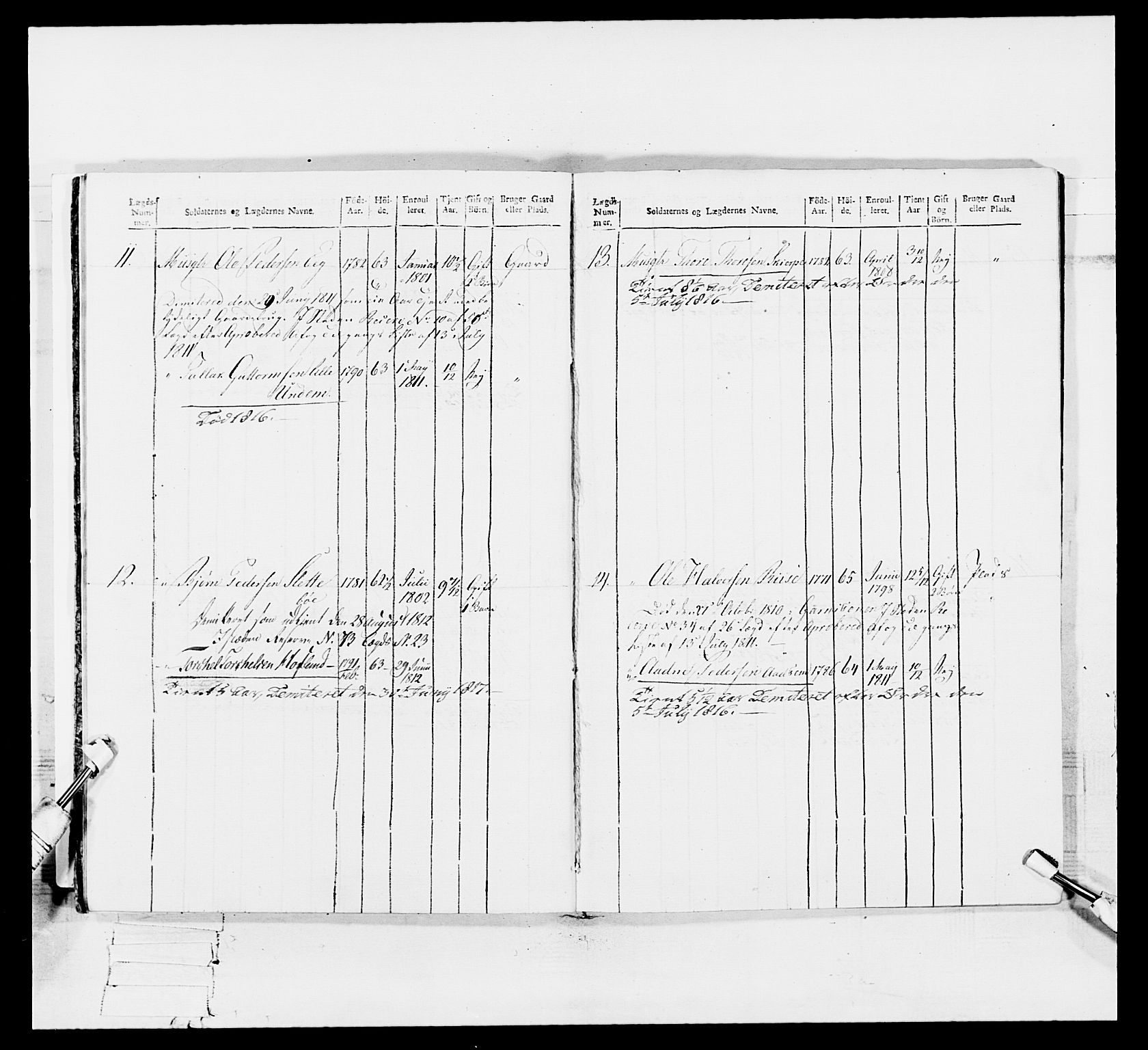 Generalitets- og kommissariatskollegiet, Det kongelige norske kommissariatskollegium, AV/RA-EA-5420/E/Eh/L0113: Vesterlenske nasjonale infanteriregiment, 1812, p. 323