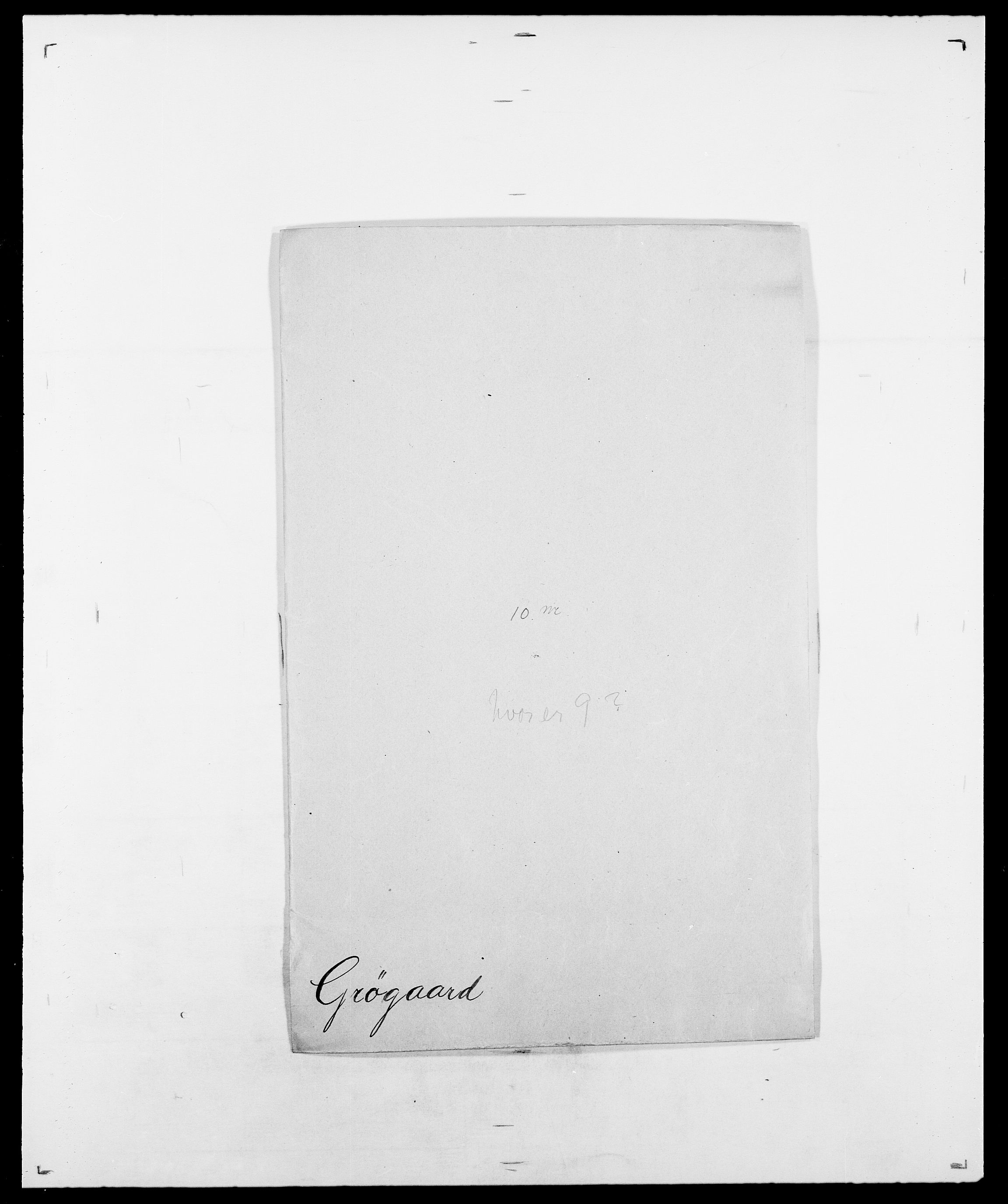 Delgobe, Charles Antoine - samling, AV/SAO-PAO-0038/D/Da/L0015: Grodtshilling - Halvorsæth, p. 150