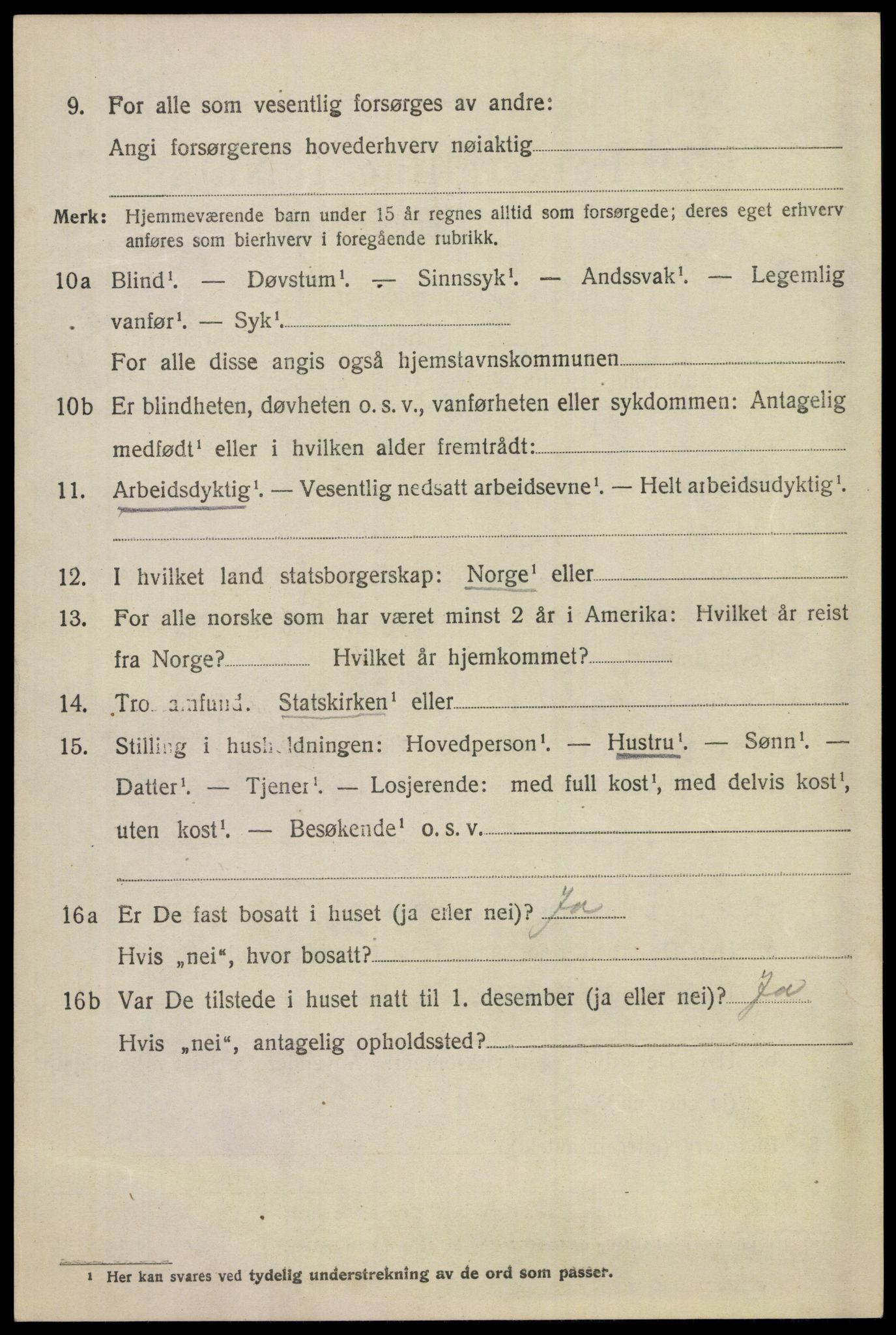 SAKO, 1920 census for Ål, 1920, p. 3389