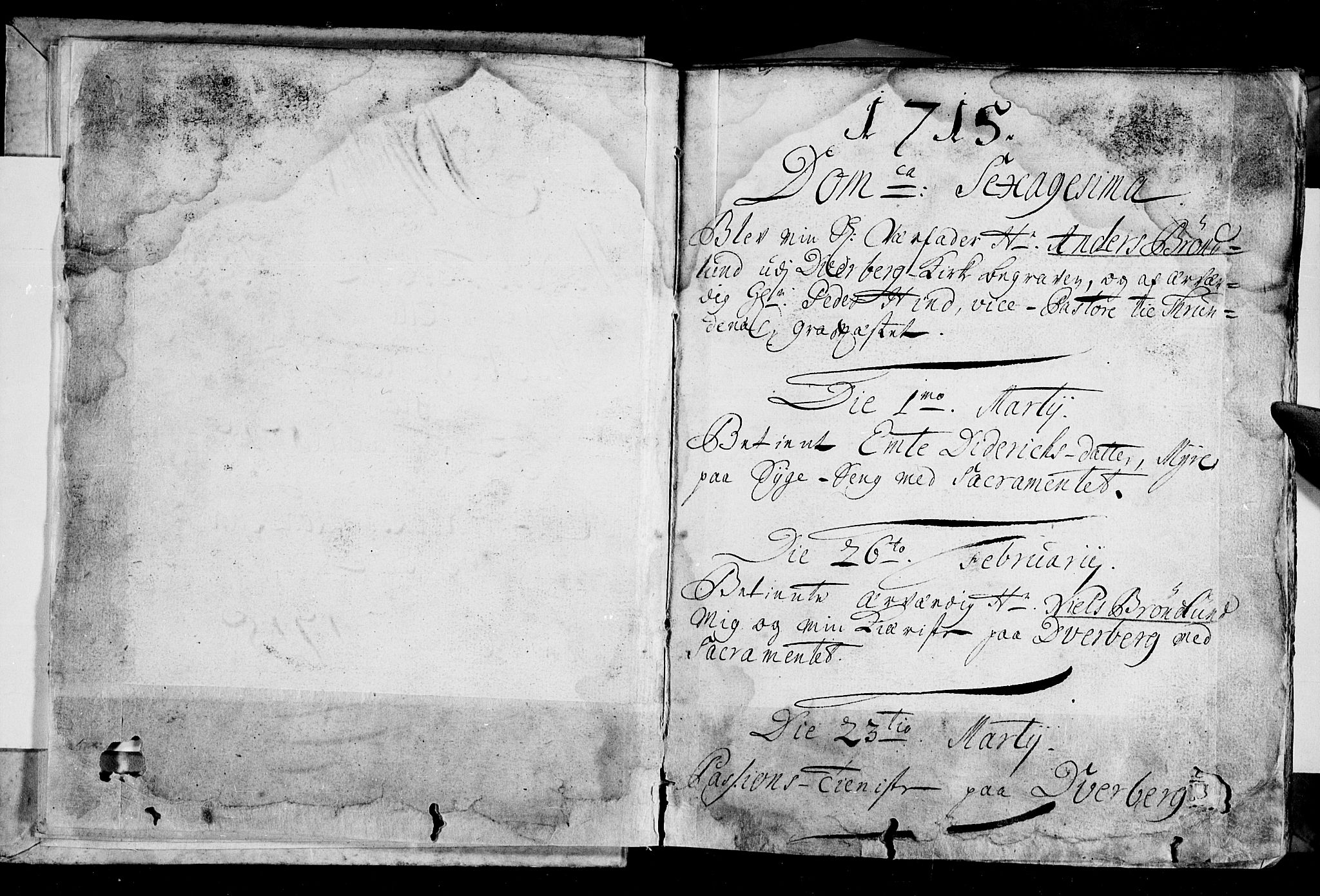 Ministerialprotokoller, klokkerbøker og fødselsregistre - Nordland, AV/SAT-A-1459/897/L1391: Parish register (official) no. 897A01 /1, 1715-1727