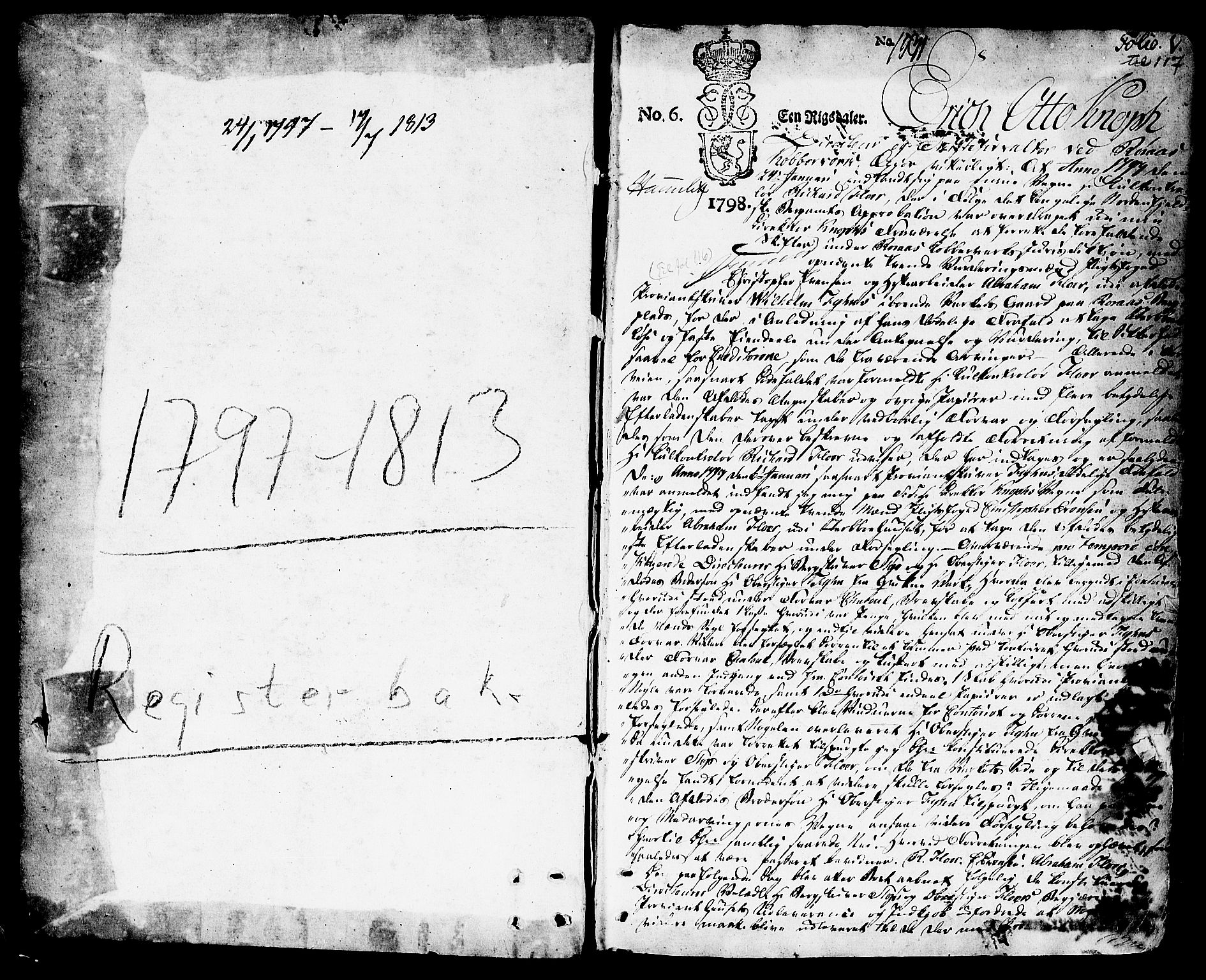 Røros Bergrett, AV/SAT-A-0024/3/3A/L0007: Skifteprotokoll, 1797-1813, p. 0b-1a
