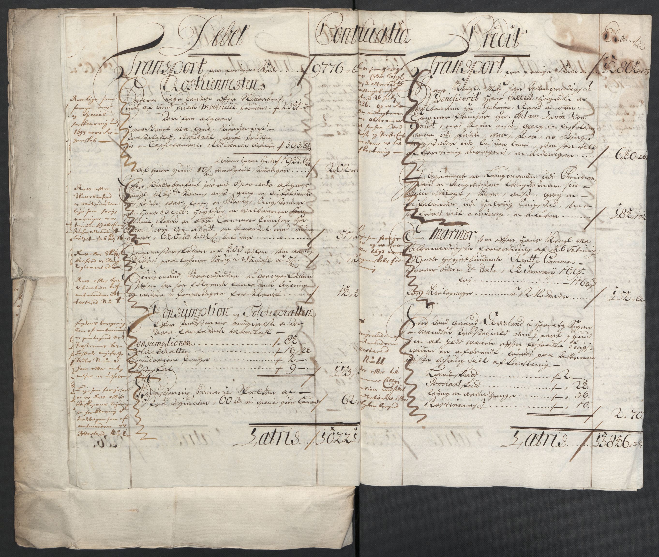 Rentekammeret inntil 1814, Reviderte regnskaper, Fogderegnskap, AV/RA-EA-4092/R43/L2546: Fogderegnskap Lista og Mandal, 1696-1697, p. 188