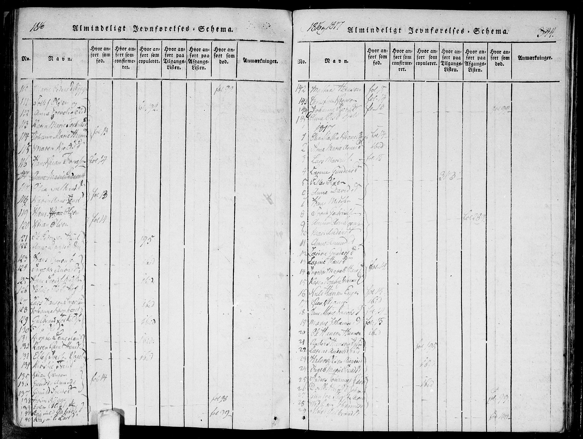 Hobøl prestekontor Kirkebøker, SAO/A-2002/F/Fa/L0002: Parish register (official) no. I 2, 1814-1841, p. 344