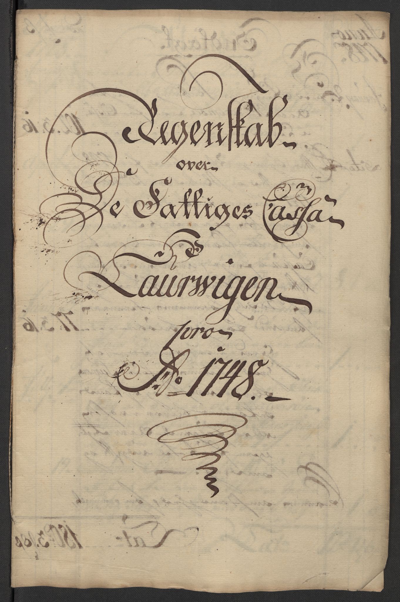 Kristiania tukthus, AV/SAO-A-10644/A/Ad/Adb/L0011: Innkomne skriv, rapporter og regnskap, 1742-1783, p. 52