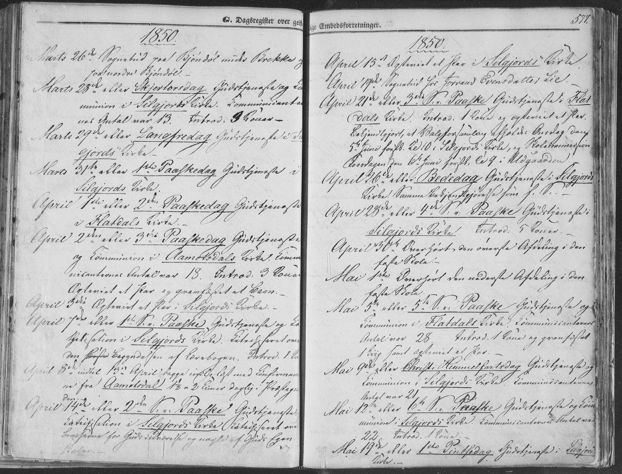 Seljord kirkebøker, SAKO/A-20/F/Fa/L012b: Parish register (official) no. I 12B, 1850-1865, p. 577