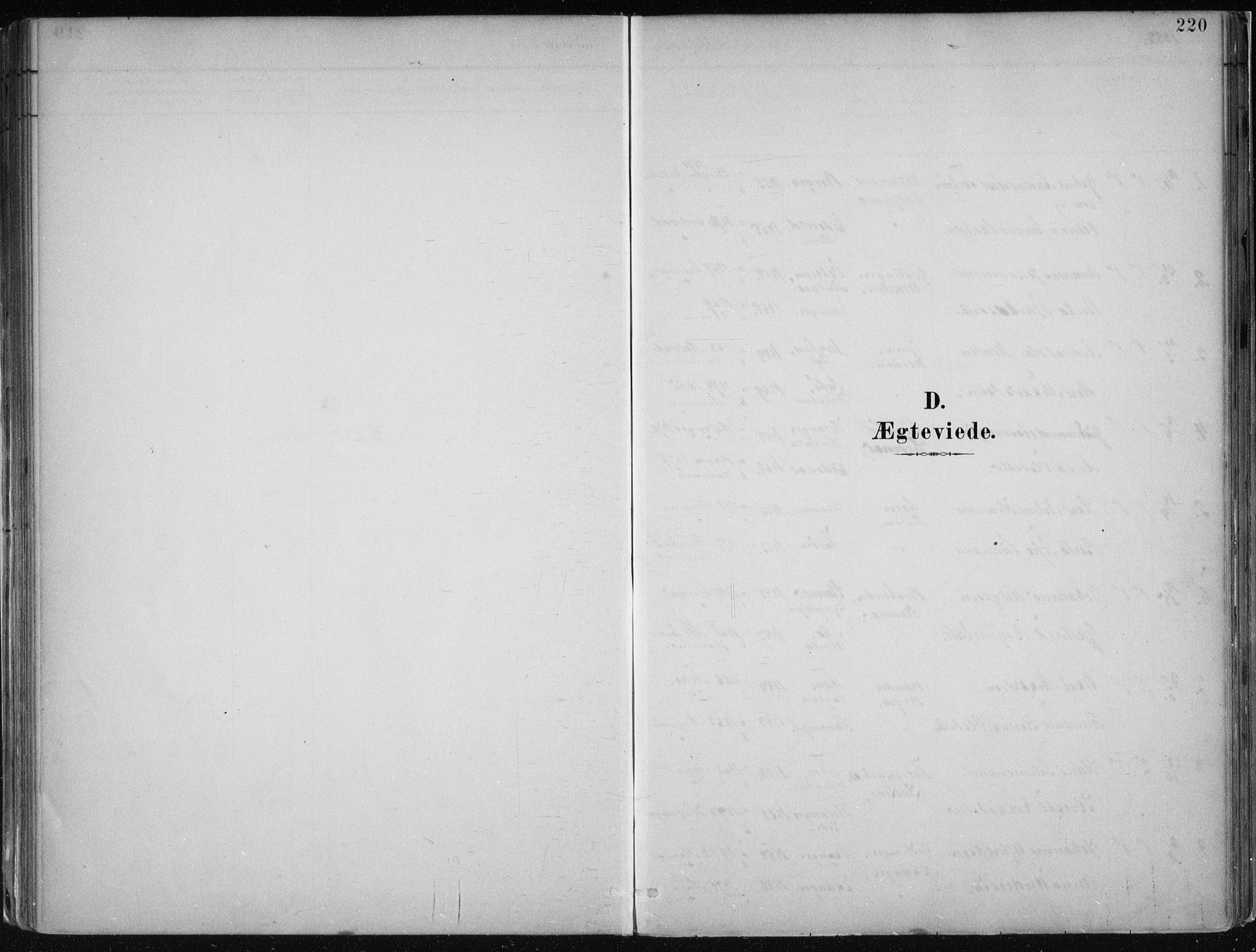 Hamre sokneprestembete, SAB/A-75501/H/Ha/Haa/Haab/L0001: Parish register (official) no. B  1, 1882-1905, p. 220
