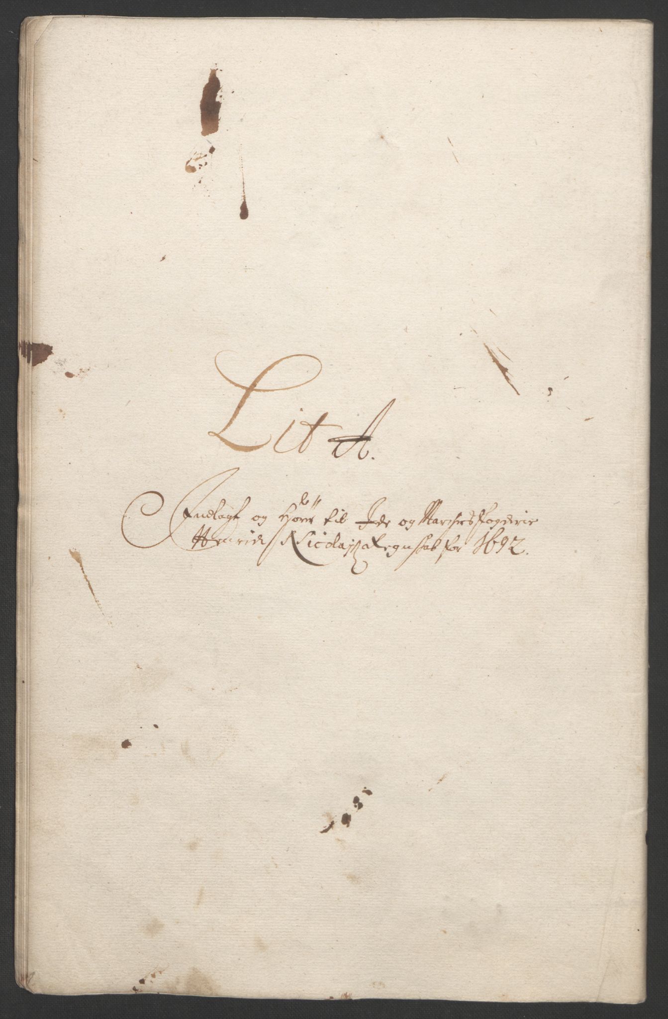 Rentekammeret inntil 1814, Reviderte regnskaper, Fogderegnskap, RA/EA-4092/R01/L0011: Fogderegnskap Idd og Marker, 1692-1693, p. 37