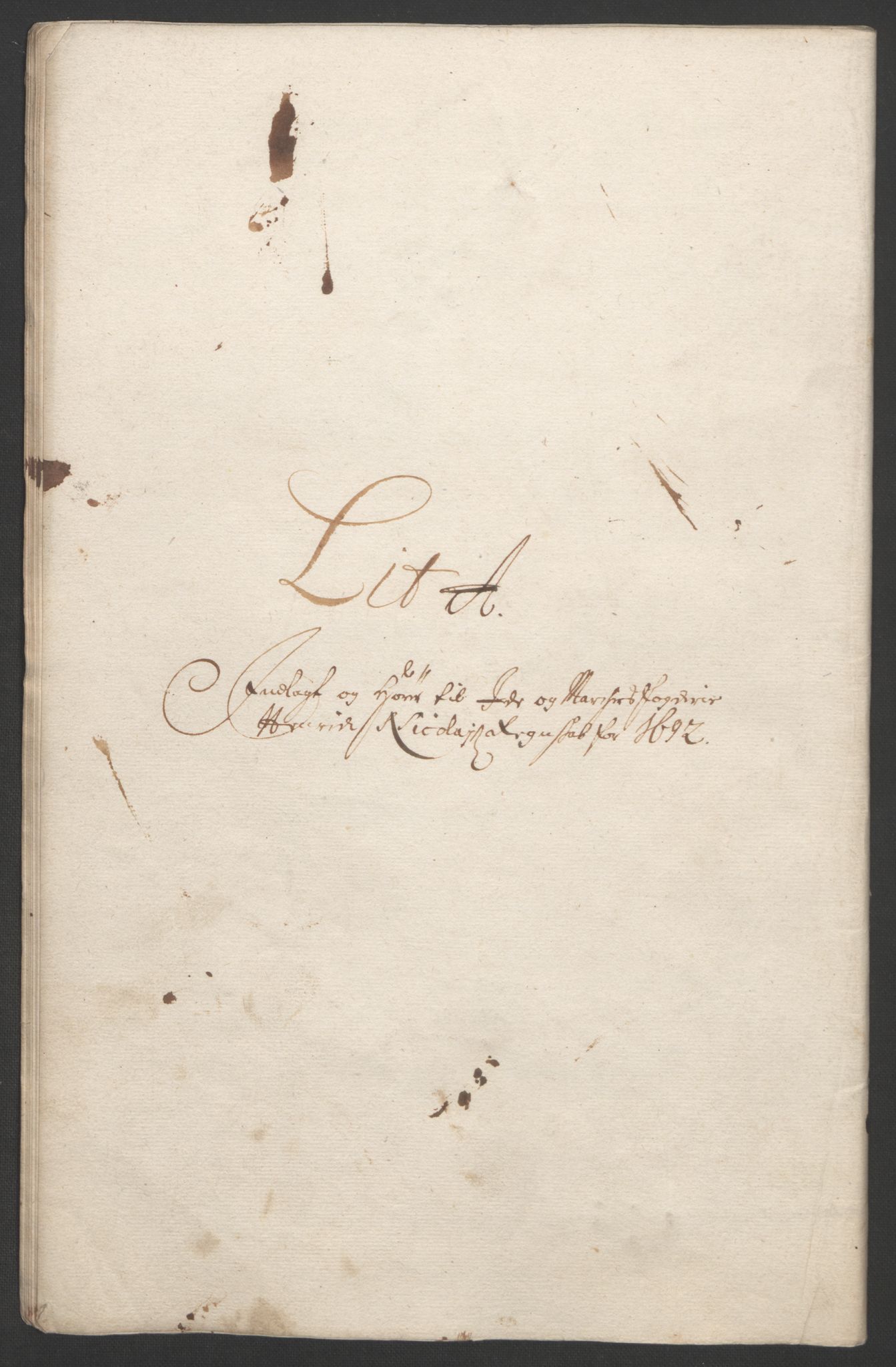 Rentekammeret inntil 1814, Reviderte regnskaper, Fogderegnskap, AV/RA-EA-4092/R01/L0011: Fogderegnskap Idd og Marker, 1692-1693, p. 37