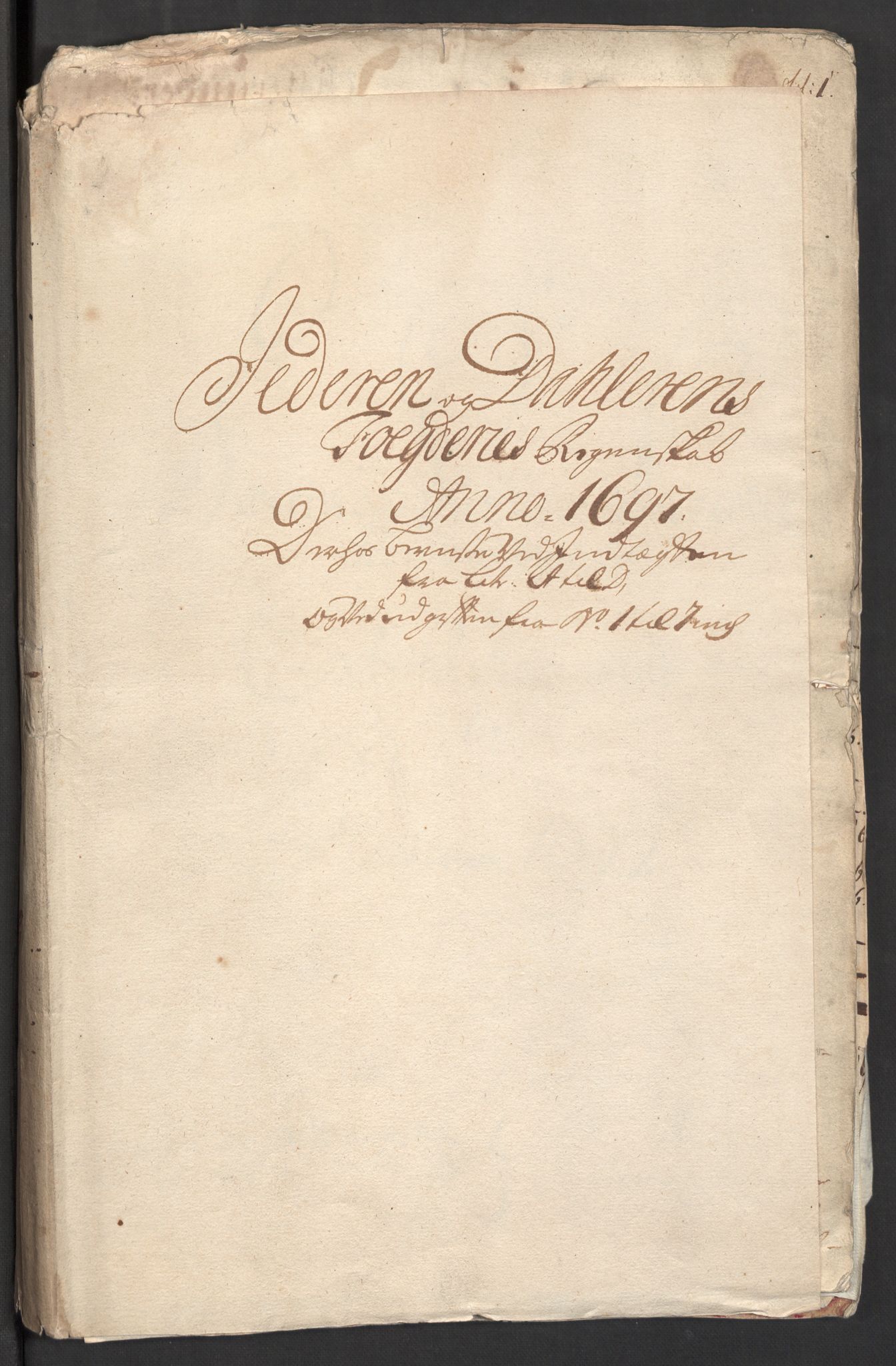 Rentekammeret inntil 1814, Reviderte regnskaper, Fogderegnskap, RA/EA-4092/R46/L2729: Fogderegnskap Jæren og Dalane, 1697-1698, p. 3