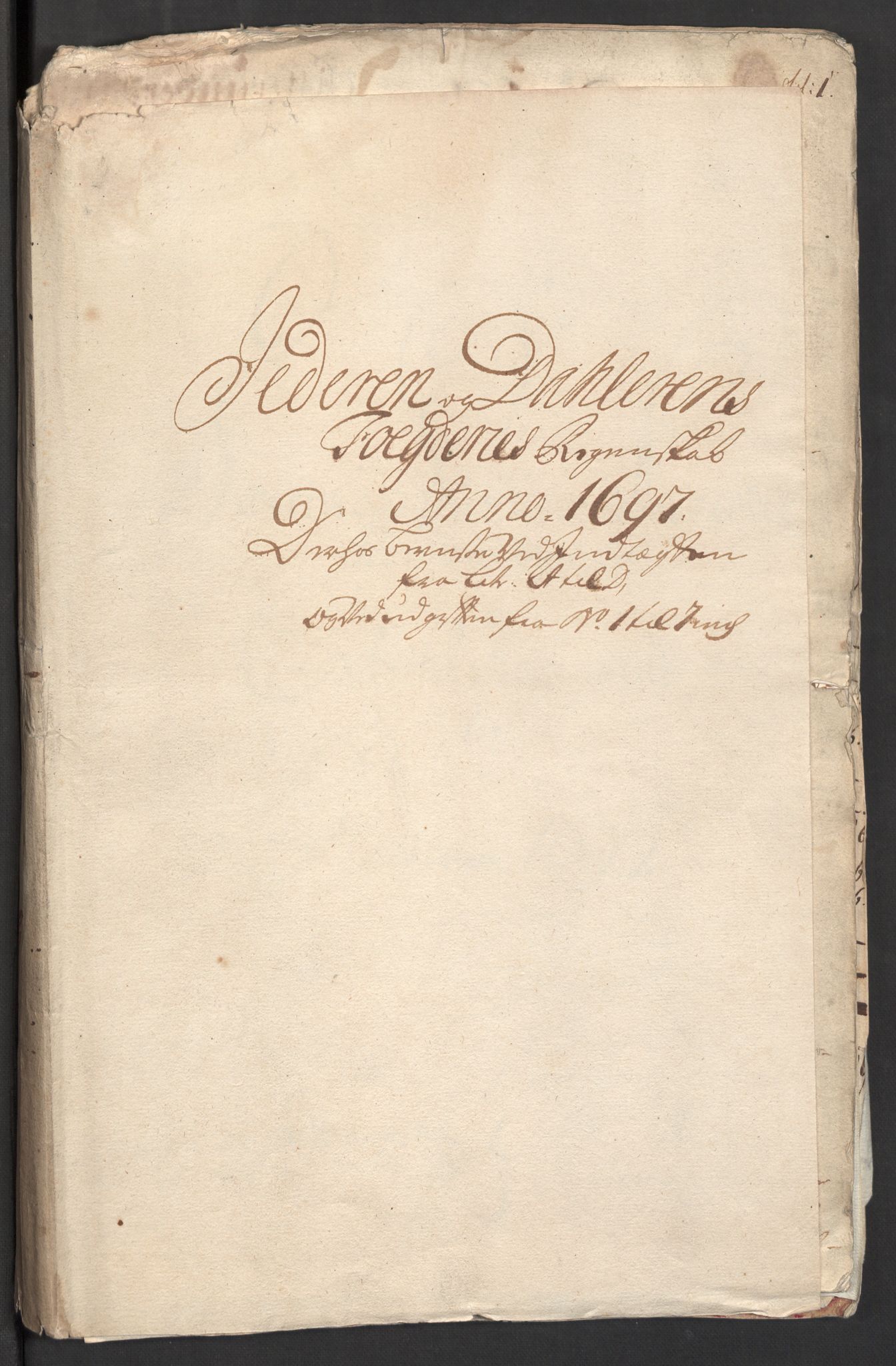 Rentekammeret inntil 1814, Reviderte regnskaper, Fogderegnskap, AV/RA-EA-4092/R46/L2729: Fogderegnskap Jæren og Dalane, 1697-1698, p. 3