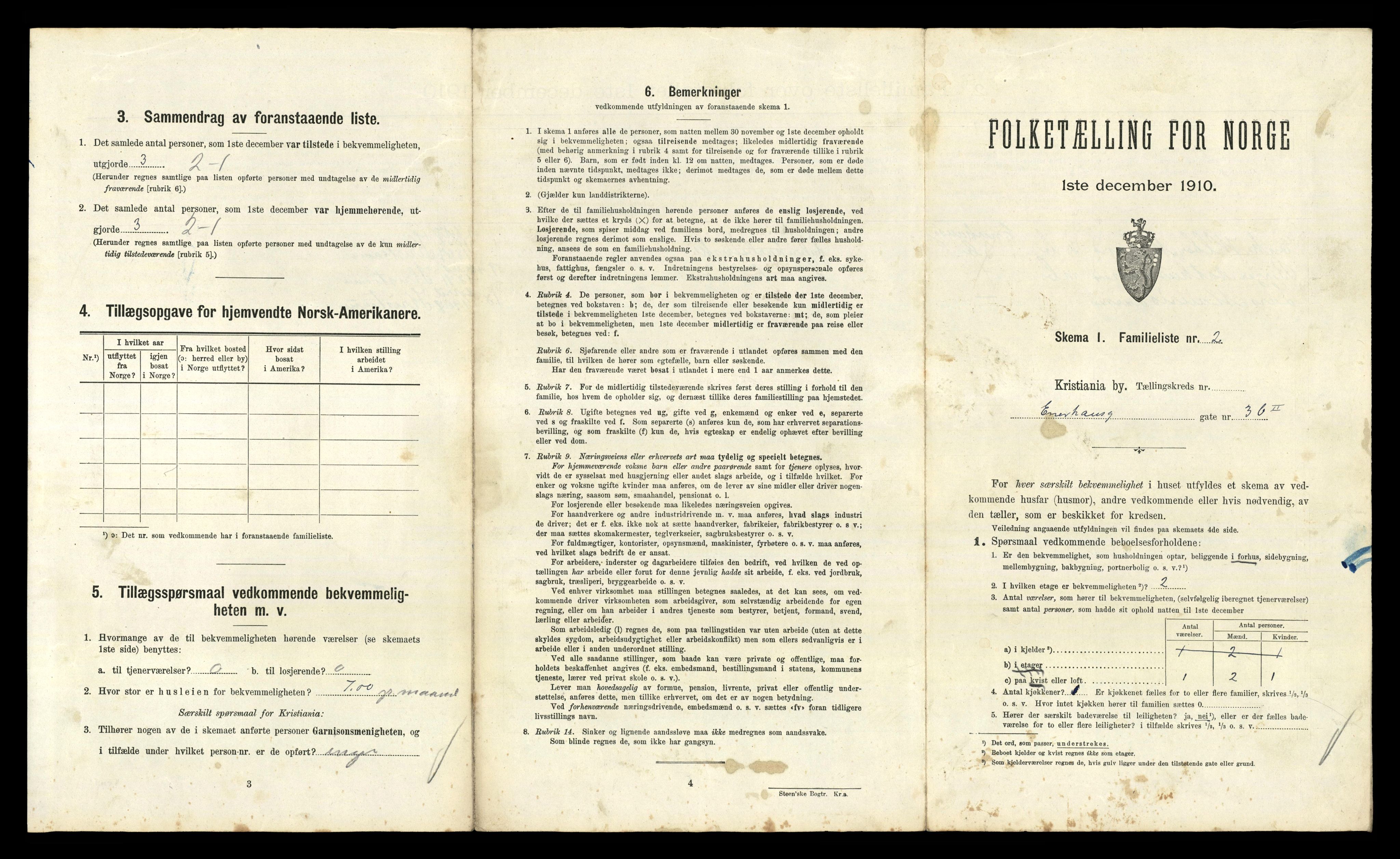 RA, 1910 census for Kristiania, 1910, p. 20805