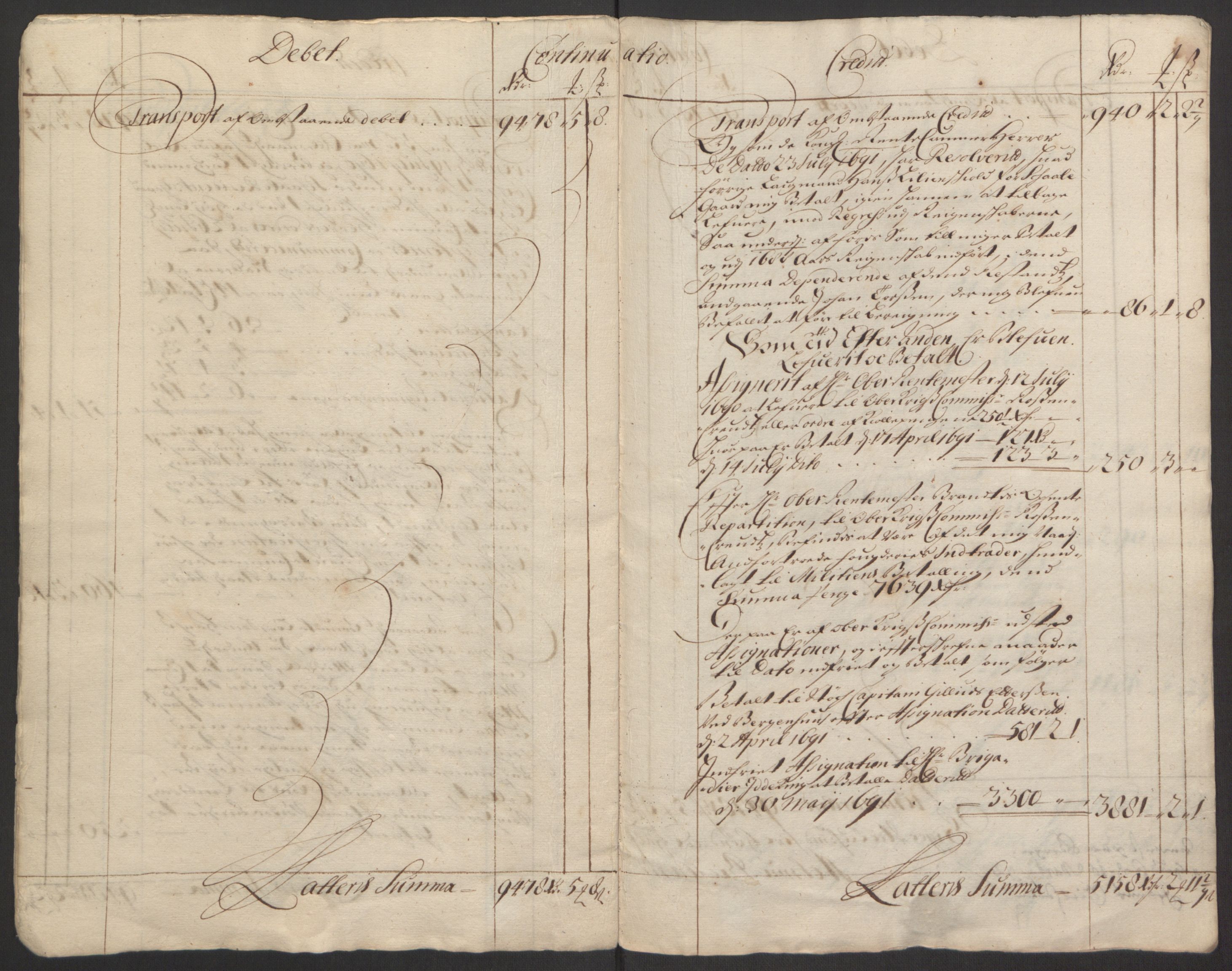 Rentekammeret inntil 1814, Reviderte regnskaper, Fogderegnskap, AV/RA-EA-4092/R48/L2973: Fogderegnskap Sunnhordland og Hardanger, 1691-1692, p. 10